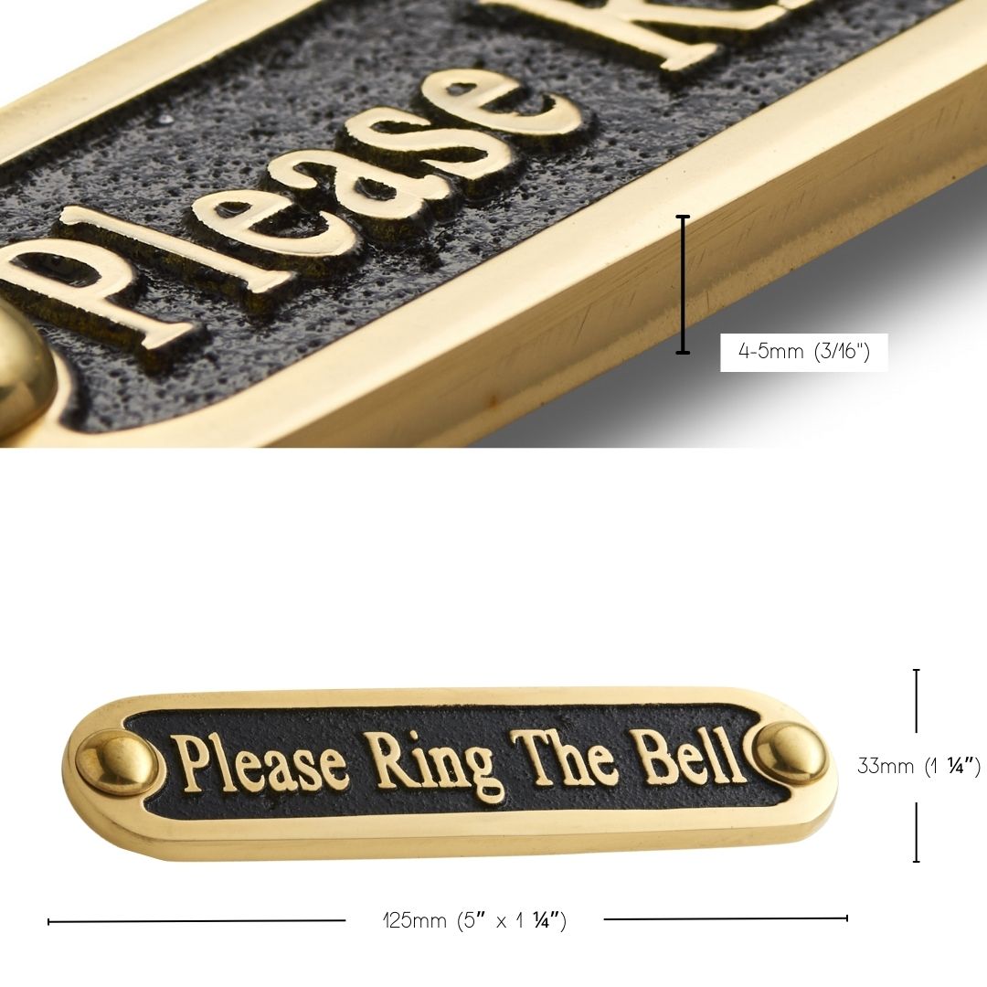 'Please Ring The Bell' Door Sign