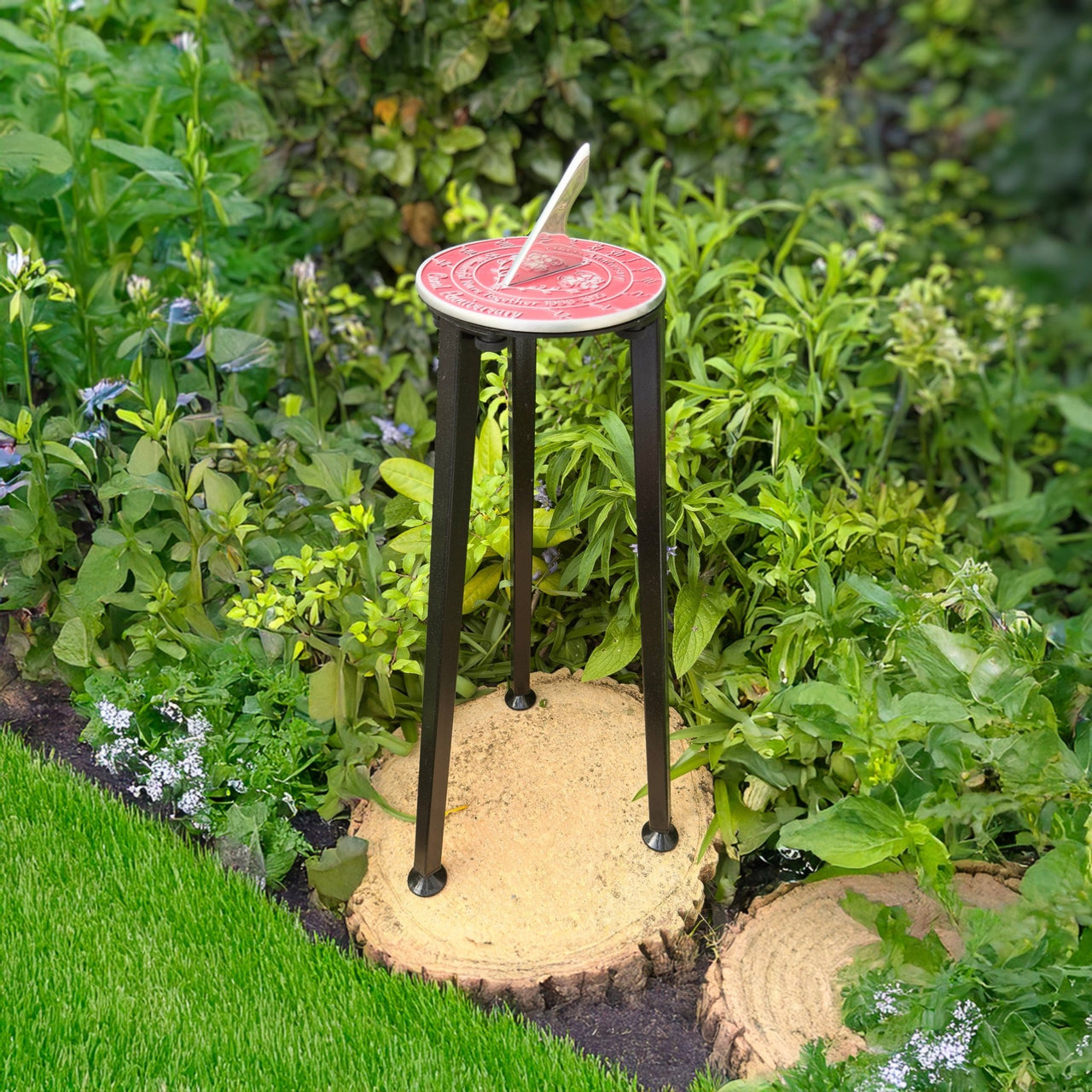 Coral 35th Anniversary Sundial Gift - The Metal Foundry