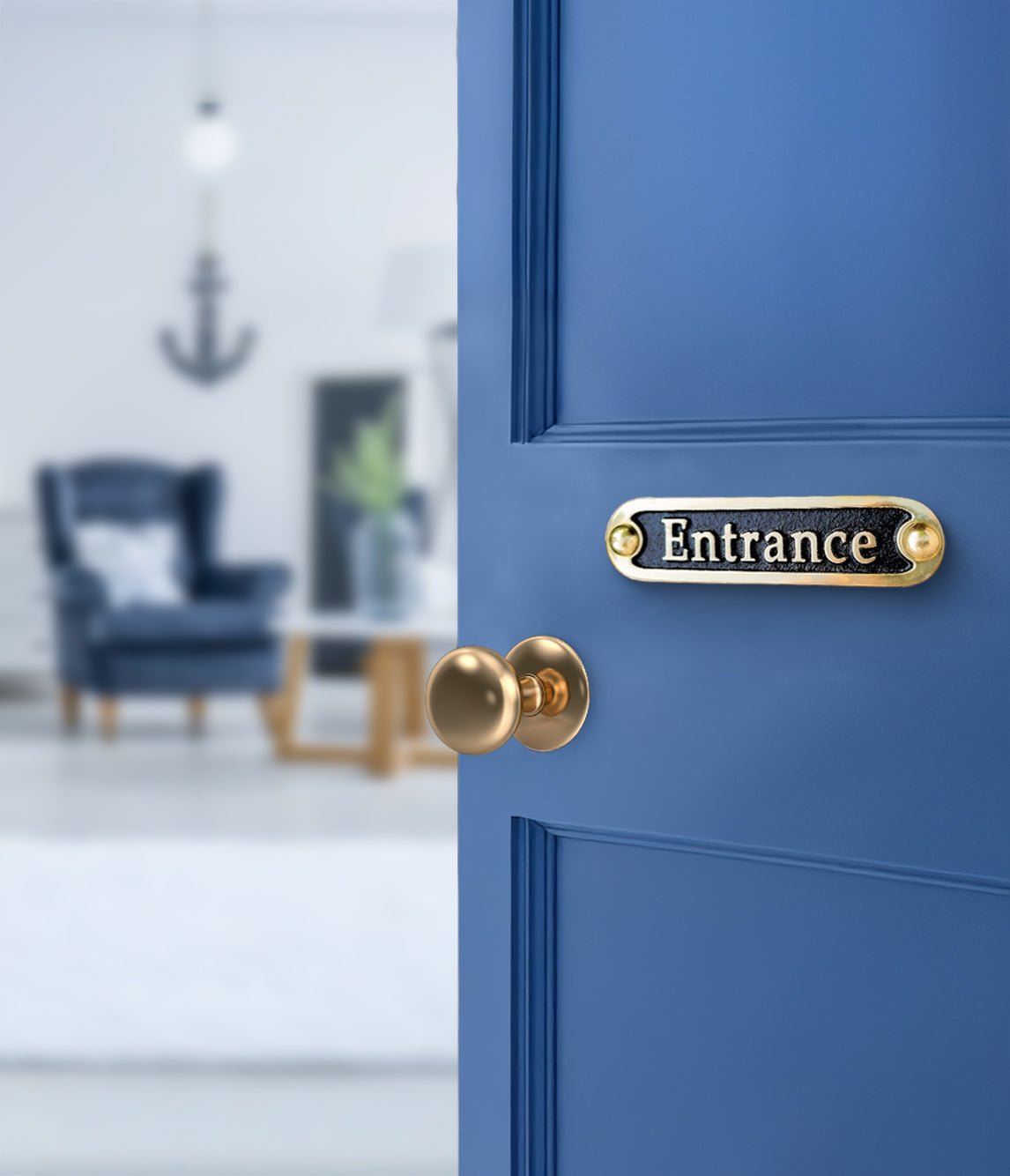 'Entrance' Door Sign - The Metal Foundry