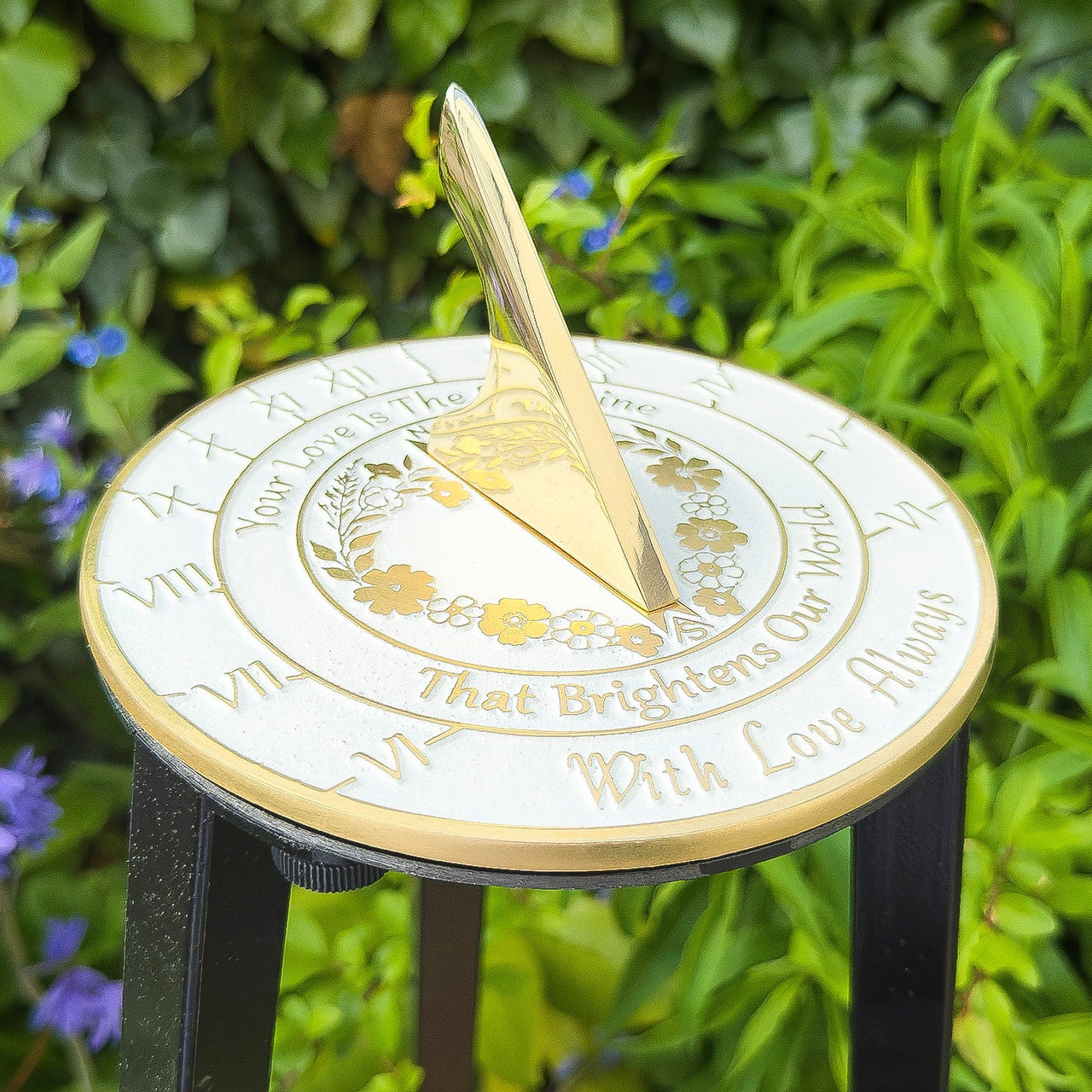 Mothers Day Sundial Gift - The Metal Foundry