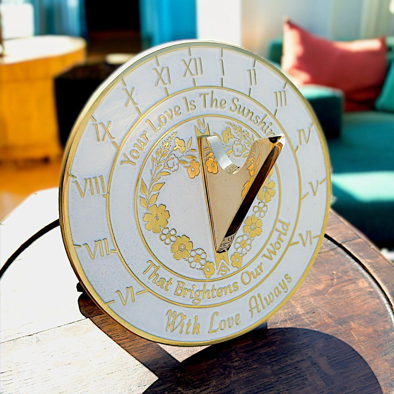 Mothers Day Sundial Gift - The Metal Foundry