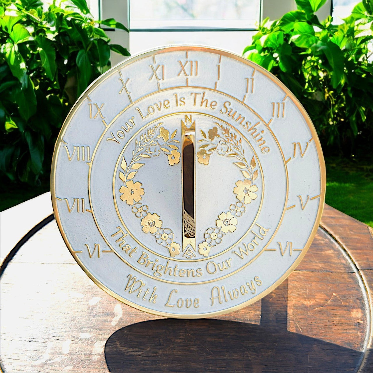 Mothers Day Sundial Gift - The Metal Foundry