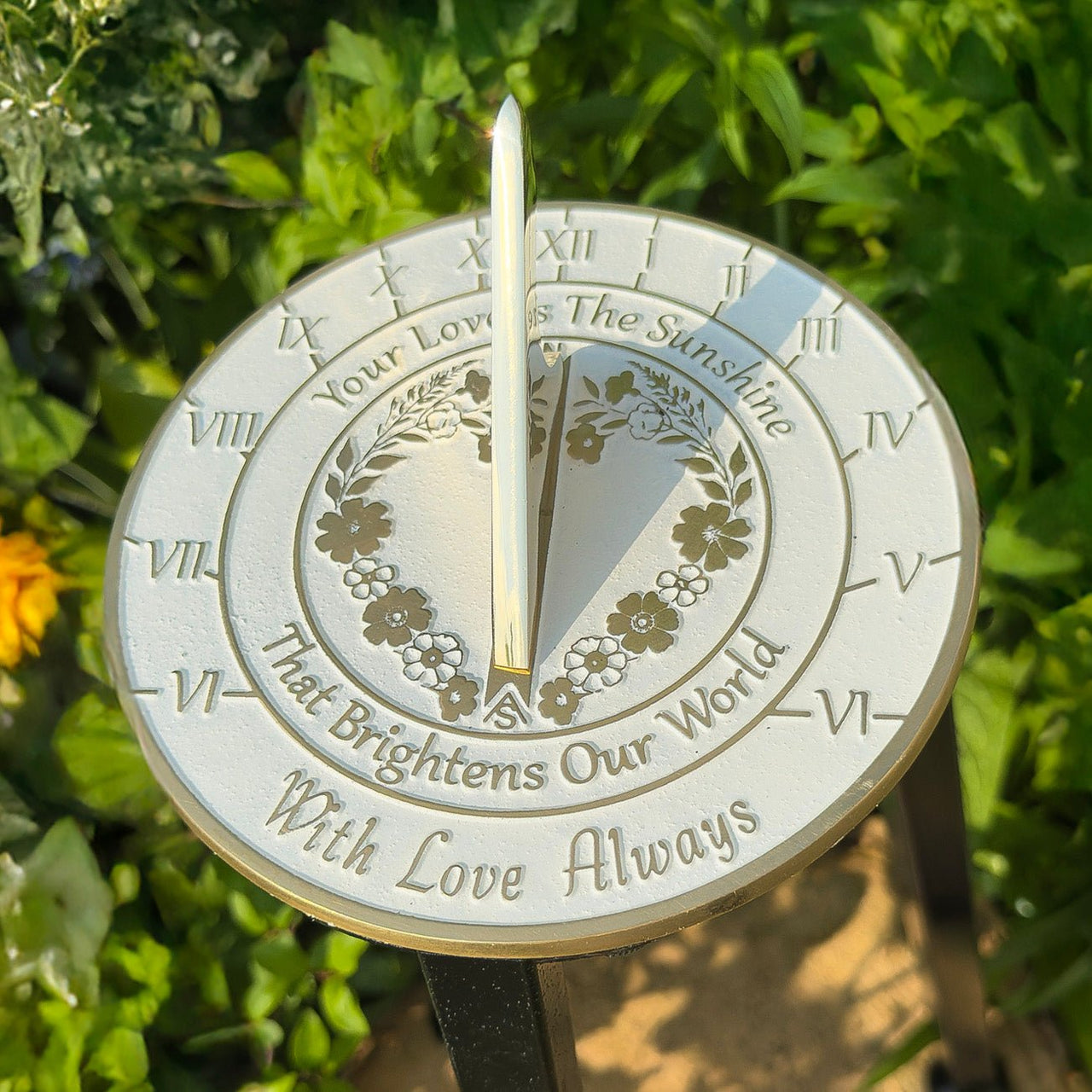 Mothers Day Sundial Gift - The Metal Foundry