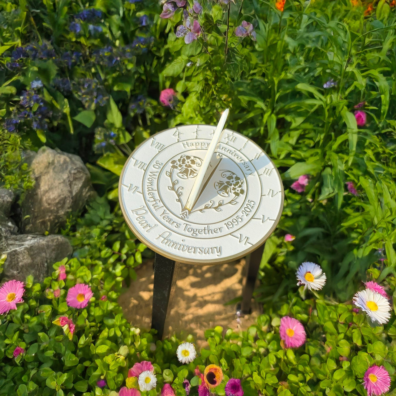 Pearl 30th Anniversary Sundial Gift - The Metal Foundry
