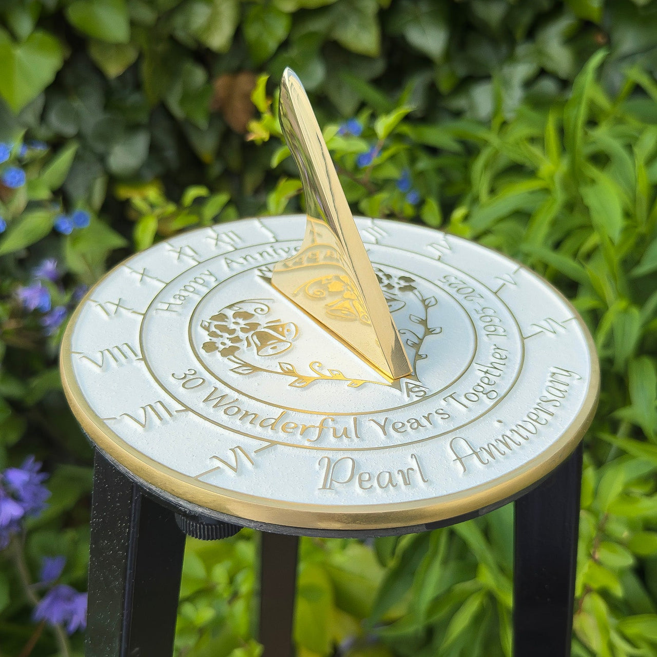 Pearl 30th Anniversary Sundial Gift - The Metal Foundry