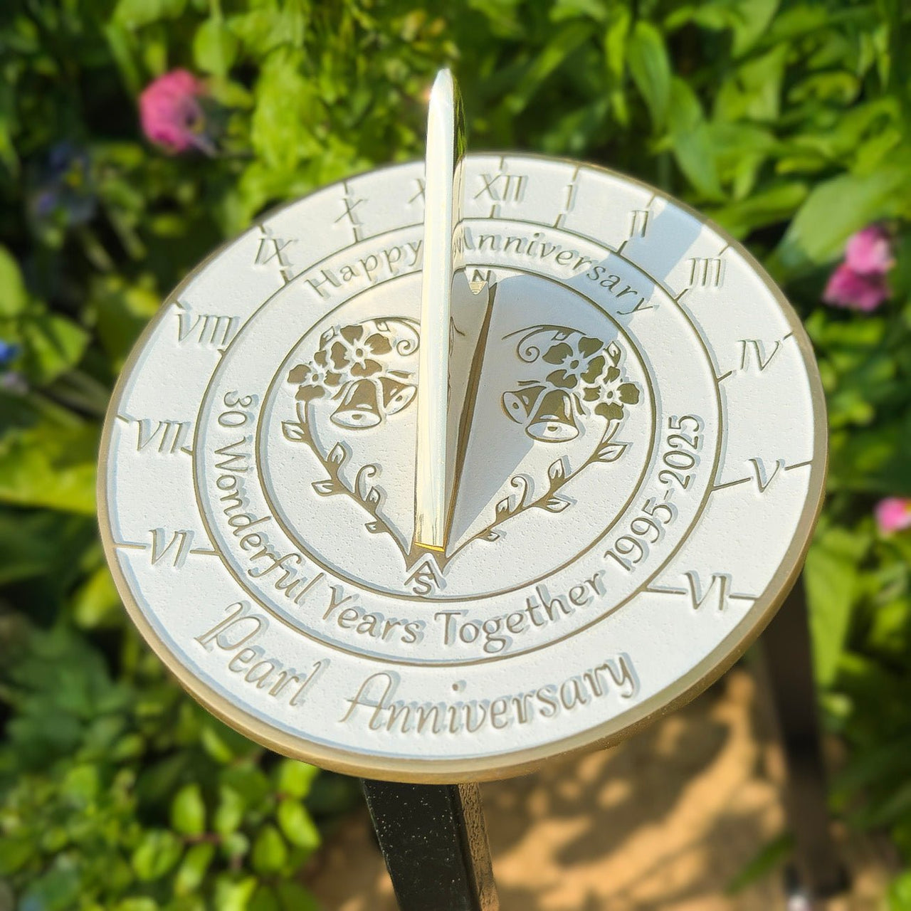 Pearl 30th Anniversary Sundial Gift - The Metal Foundry