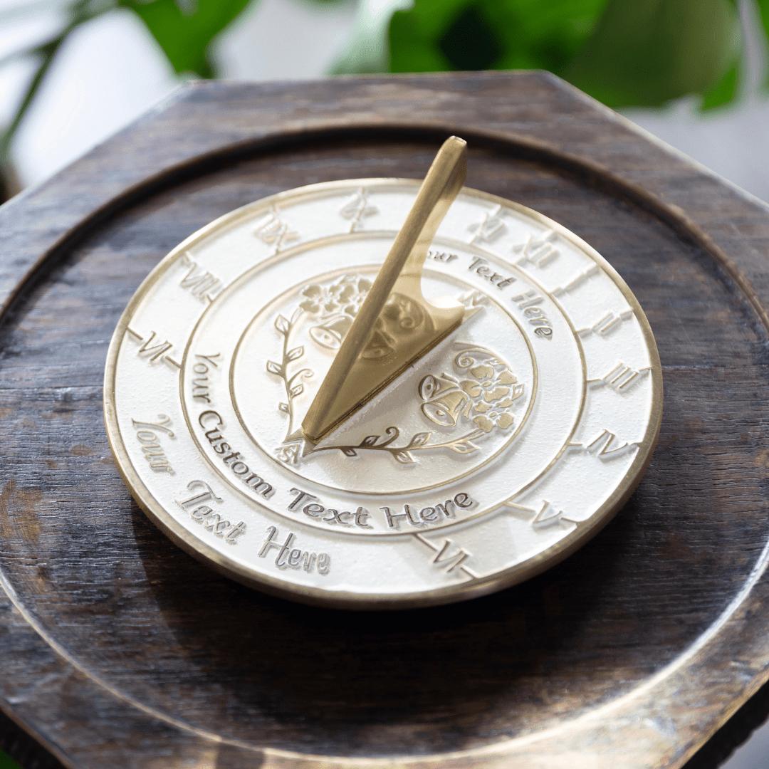 Personalised Anniversary Sundial Gift - The Metal Foundry