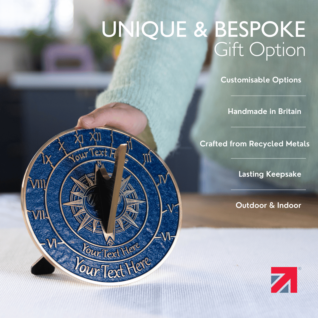Personalised Retirement Gift Sundial - The Metal Foundry