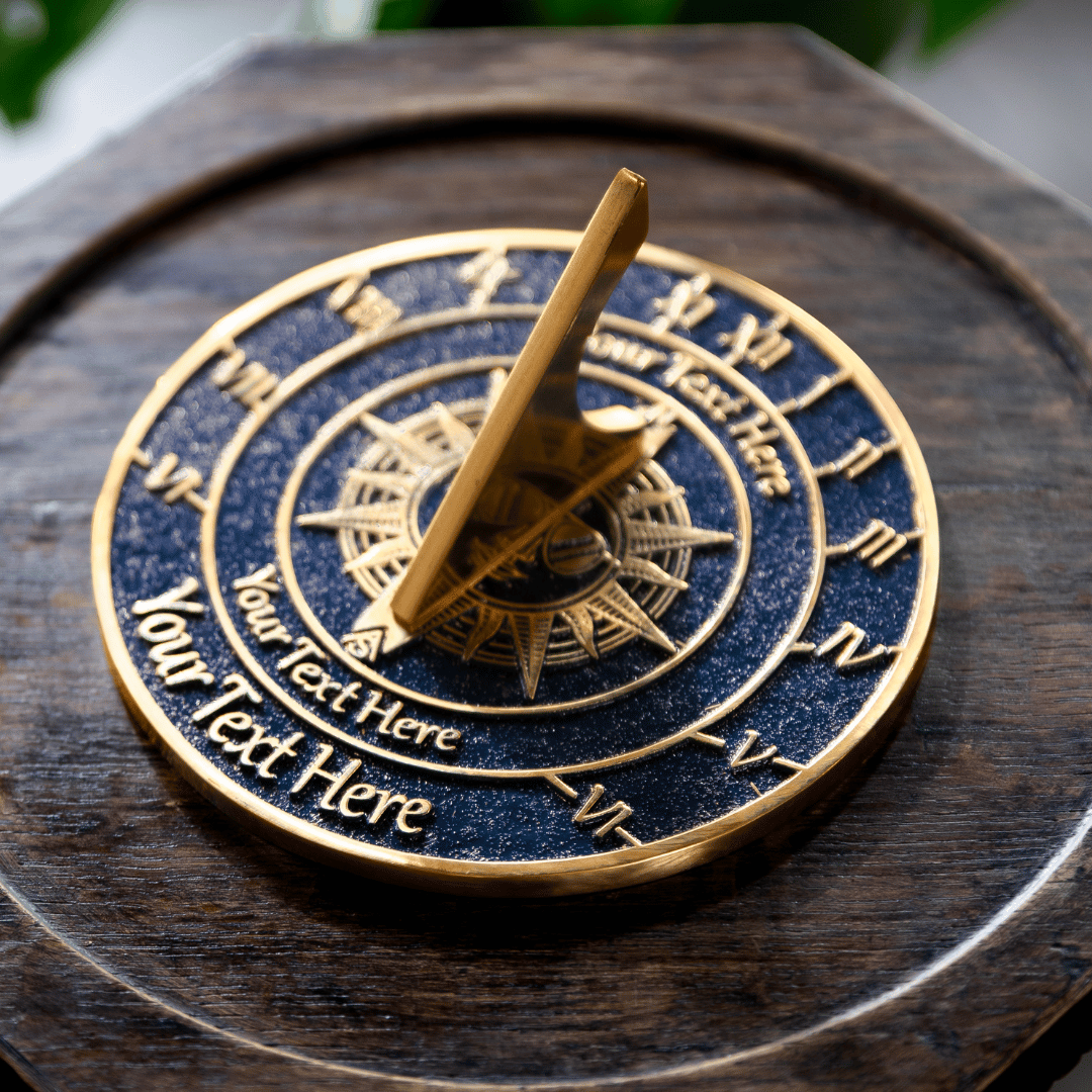 Personalised Retirement Gift Sundial - The Metal Foundry