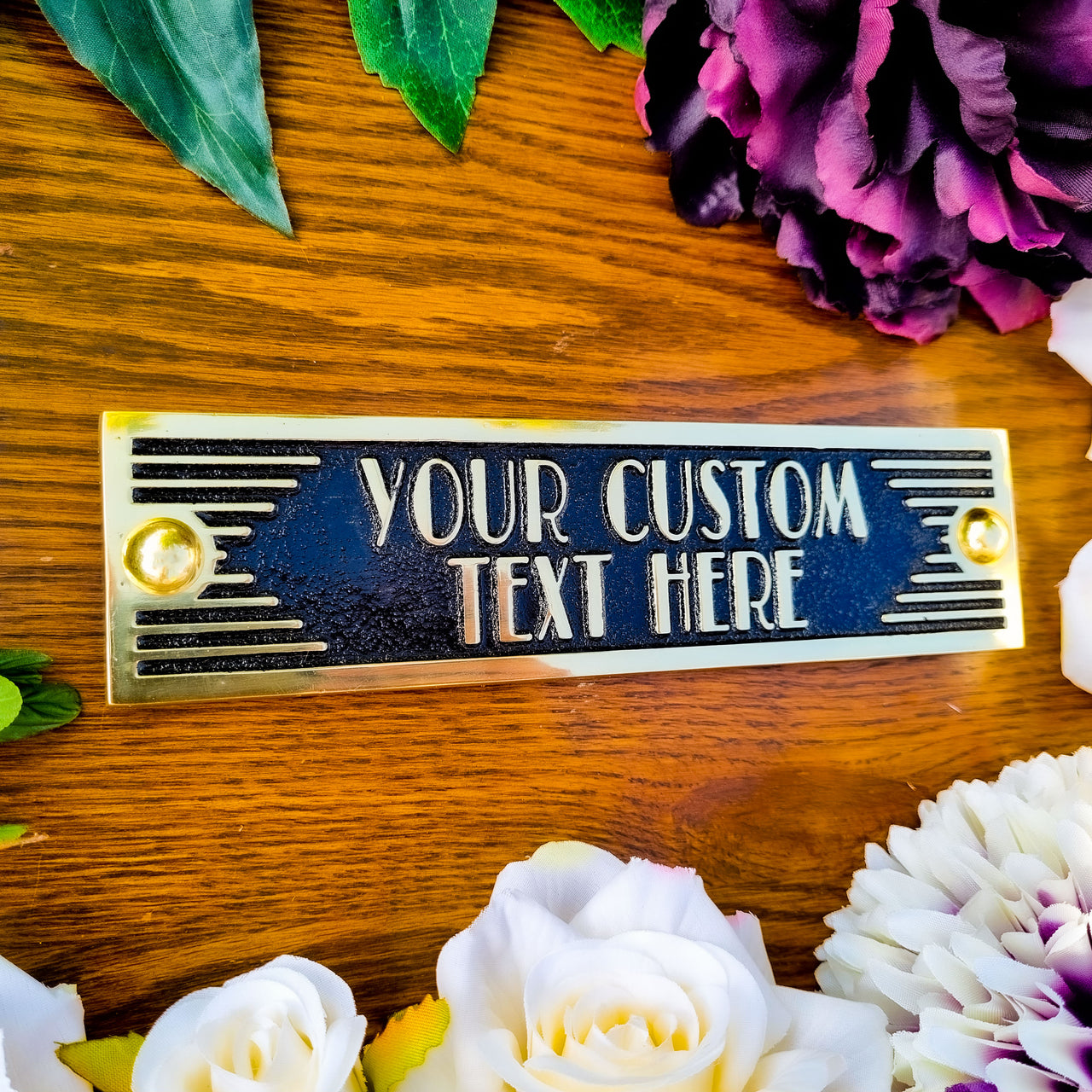 Art Deco Custom Door Sign