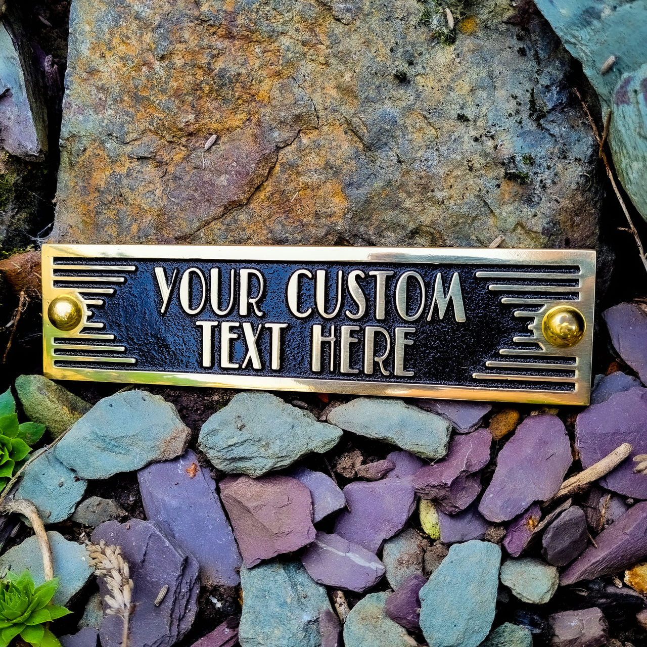 Art Deco Custom Door Sign