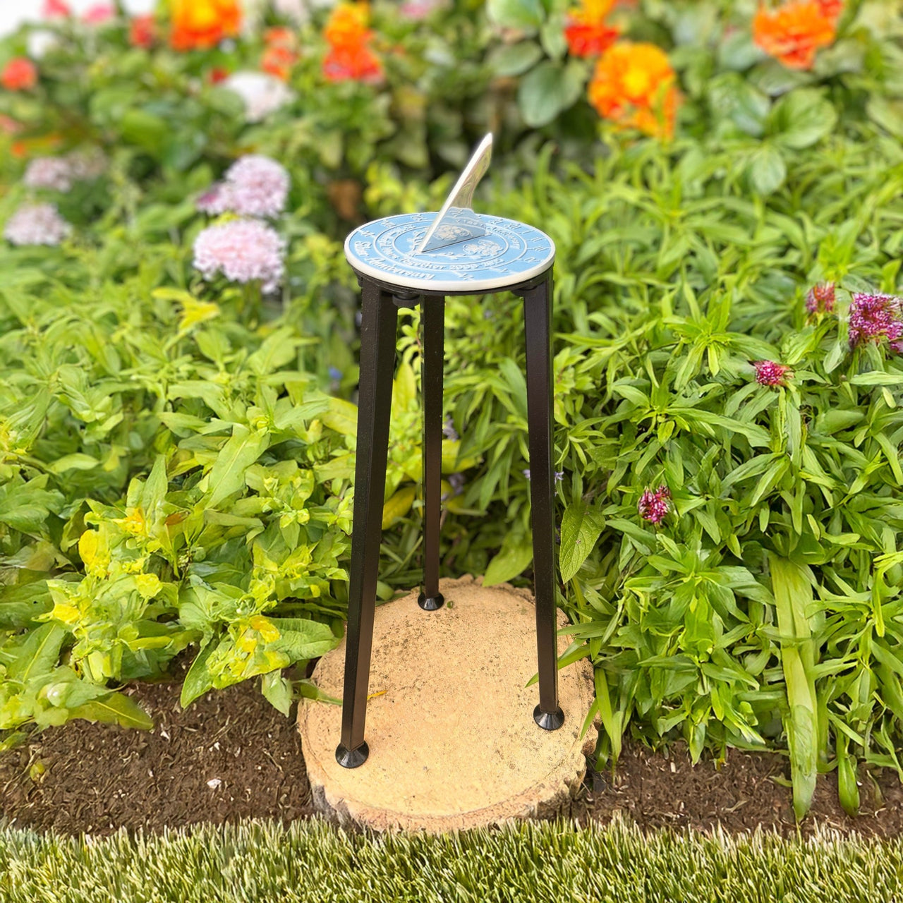 Silver 25th Anniversary Sundial Gift - The Metal Foundry