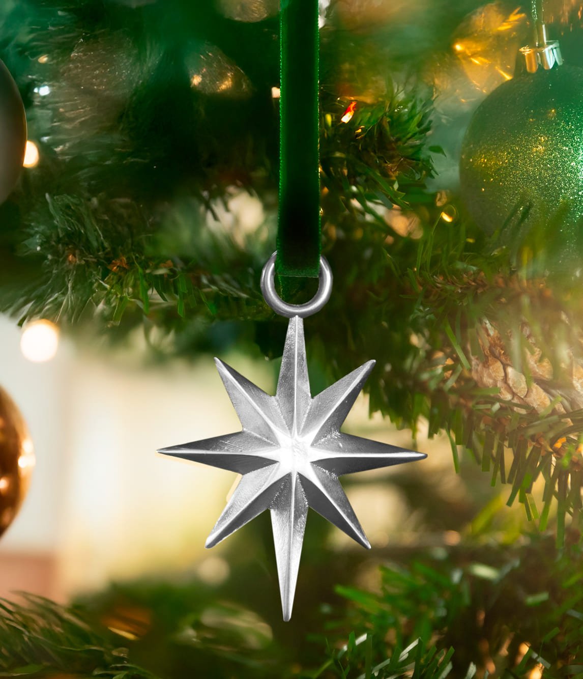 Silver Star Ornament - The Metal Foundry