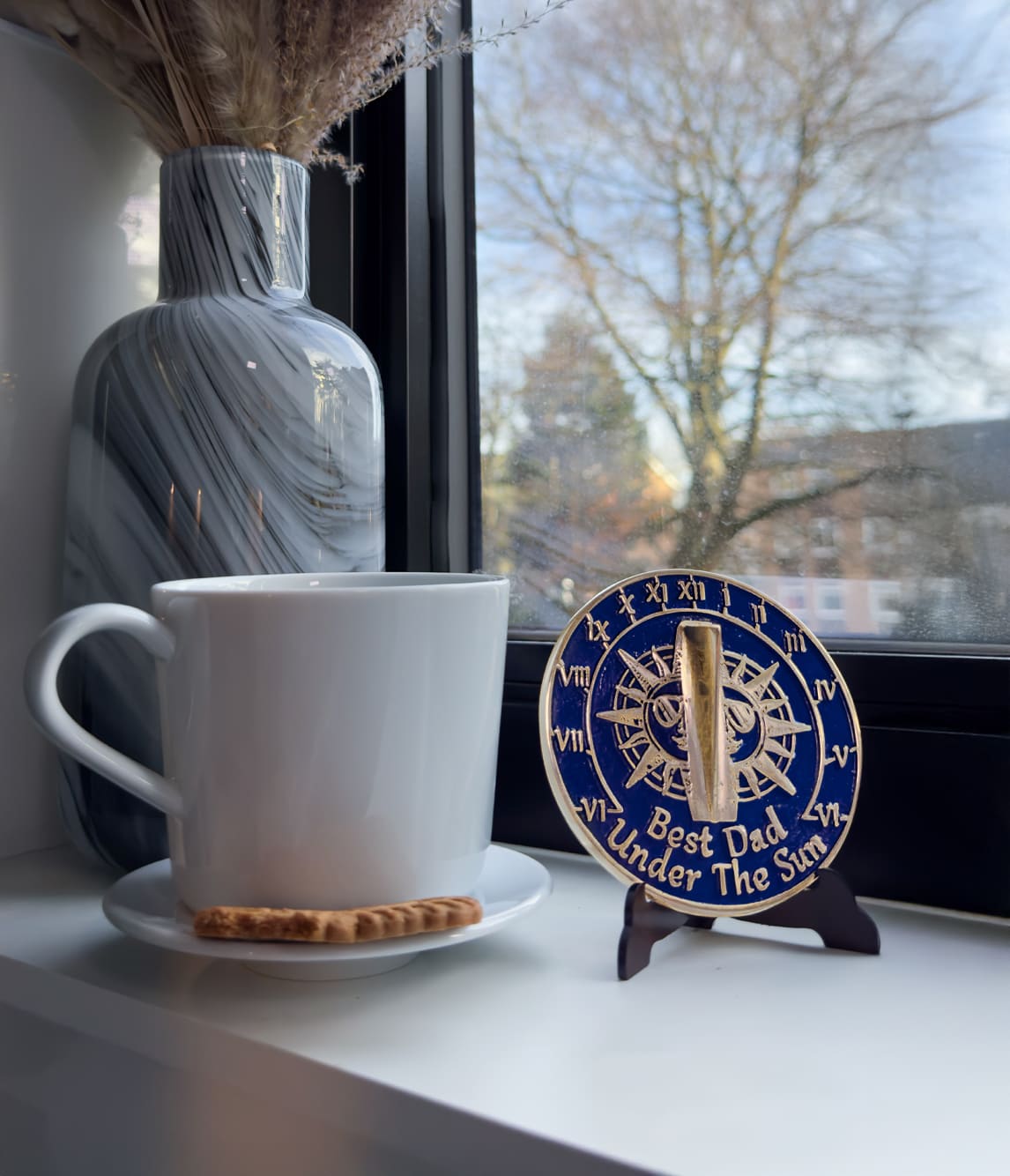 Small Ornamental Sundial Gift For Dad - The Metal Foundry