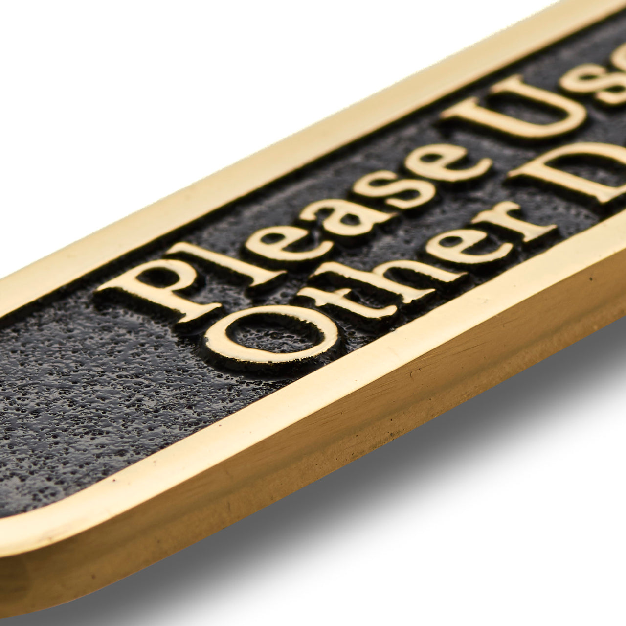 'Please Use Other Door' Sign