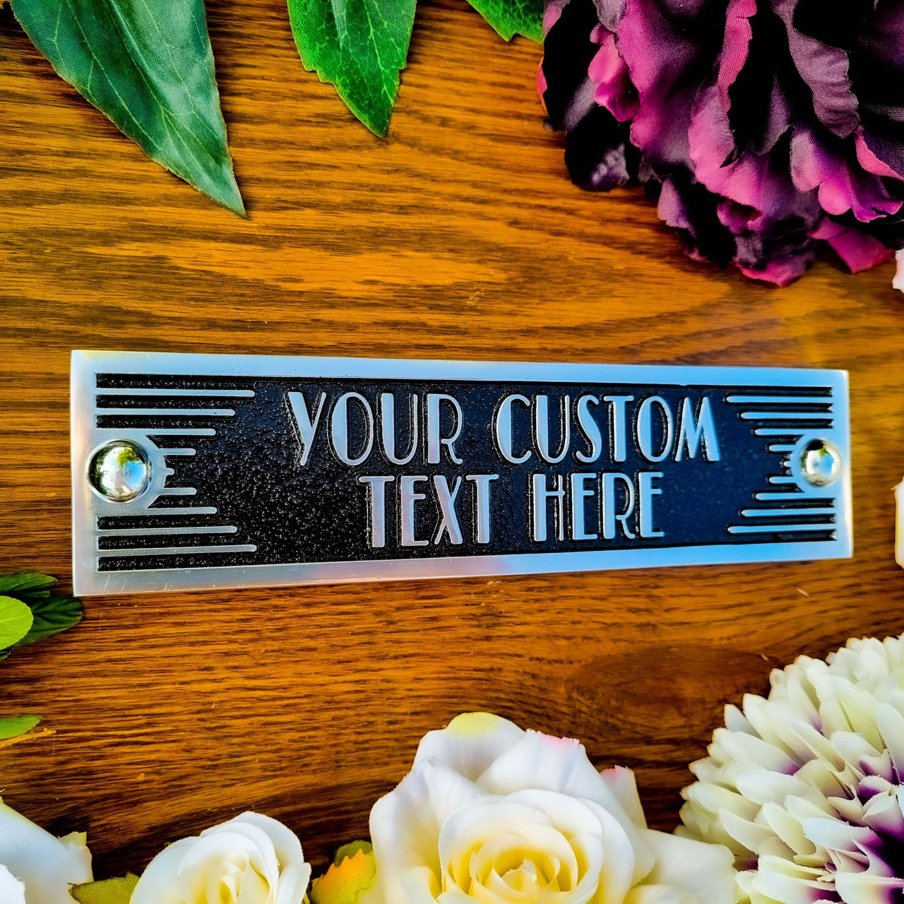 Art Deco Custom Door Sign - The Metal Foundry