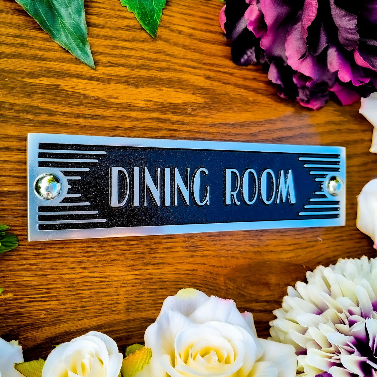 Art Deco Custom Door Sign - The Metal Foundry