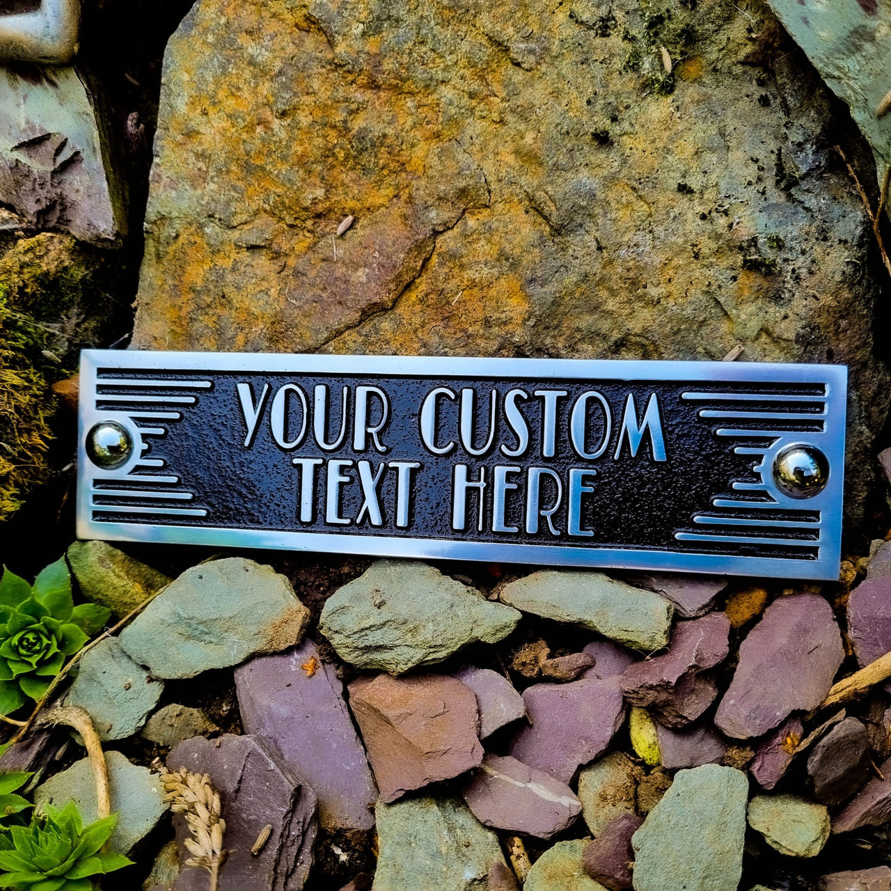 Art Deco Custom Door Sign - The Metal Foundry