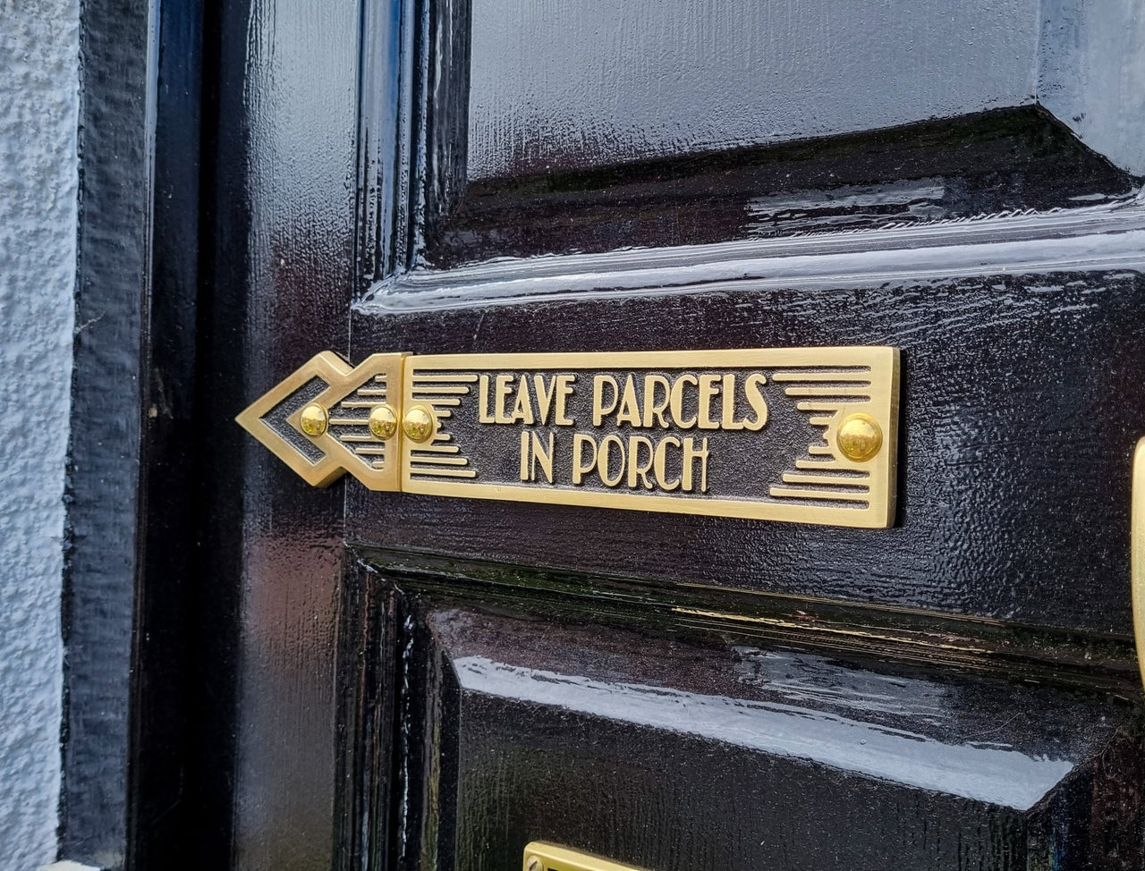 Art Deco Custom Door Sign - The Metal Foundry