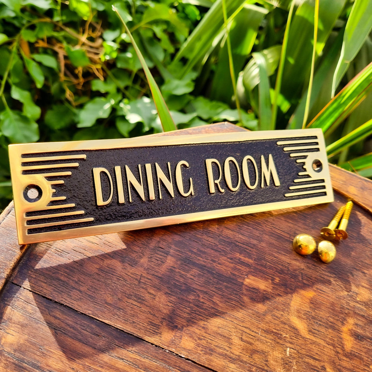 Art Deco Custom Door Sign - The Metal Foundry