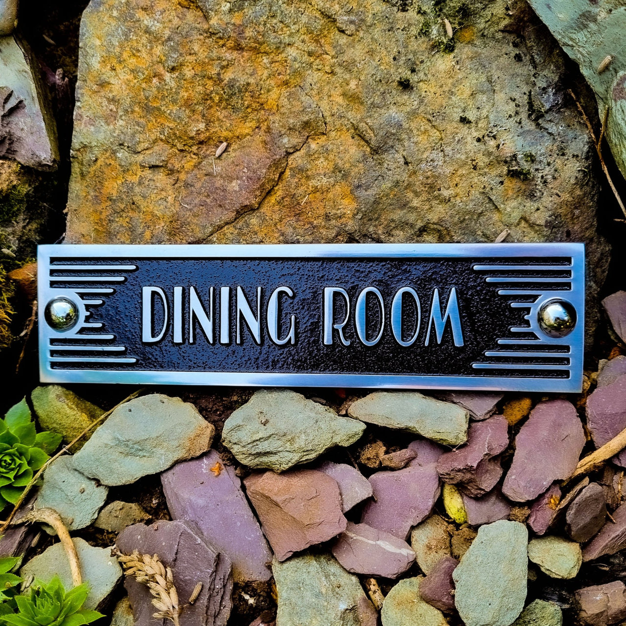 Art Deco Custom Door Sign - The Metal Foundry
