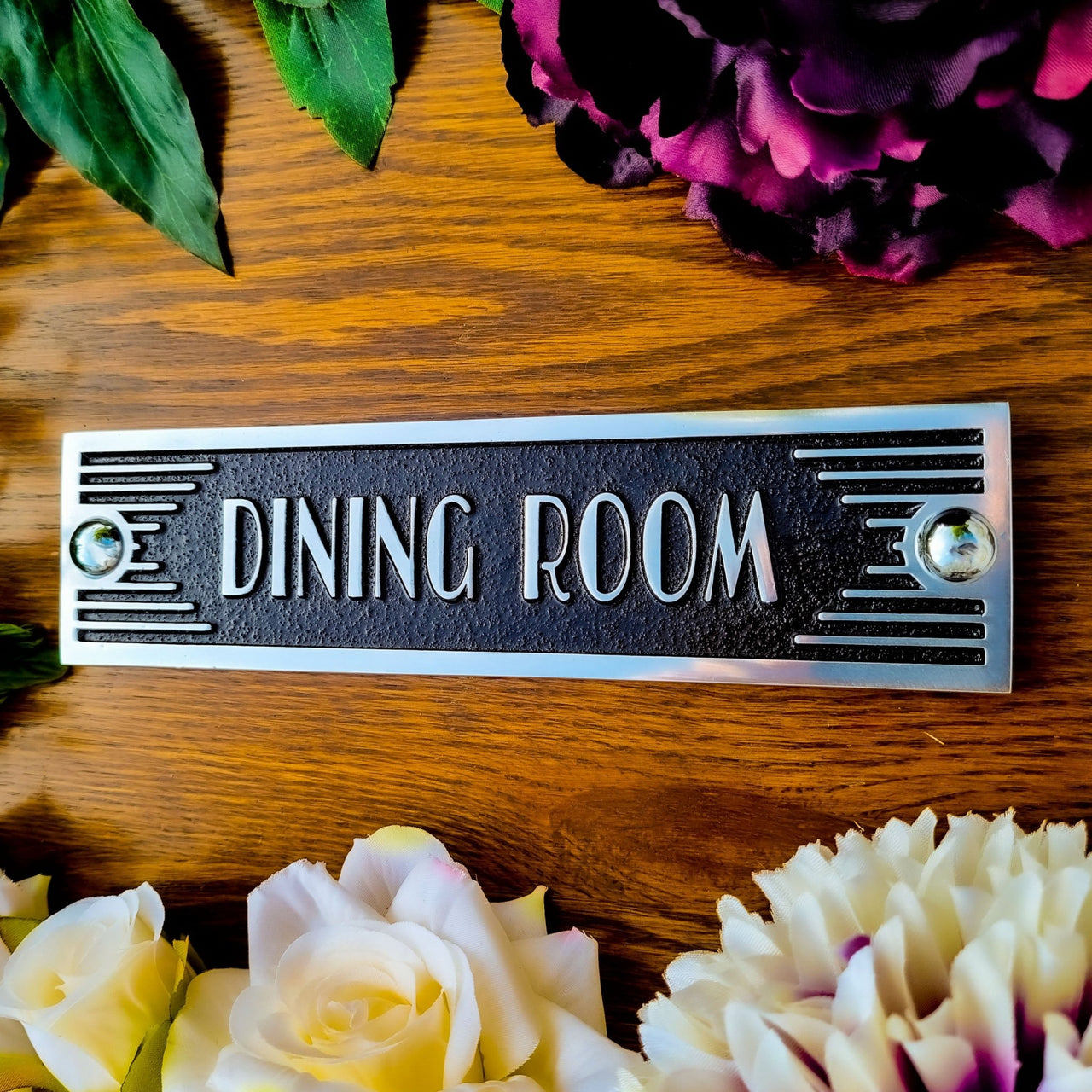 Art Deco Custom Door Sign - The Metal Foundry