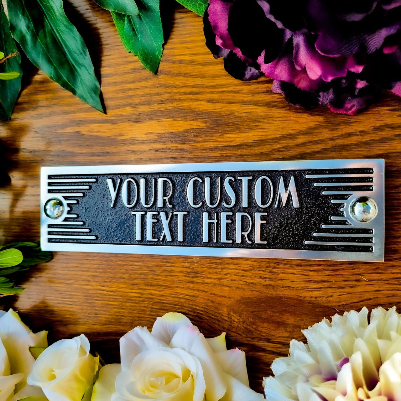 Art Deco Custom Door Sign - The Metal Foundry