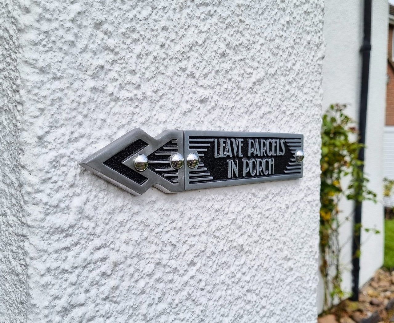 Art Deco Custom Door Sign - The Metal Foundry