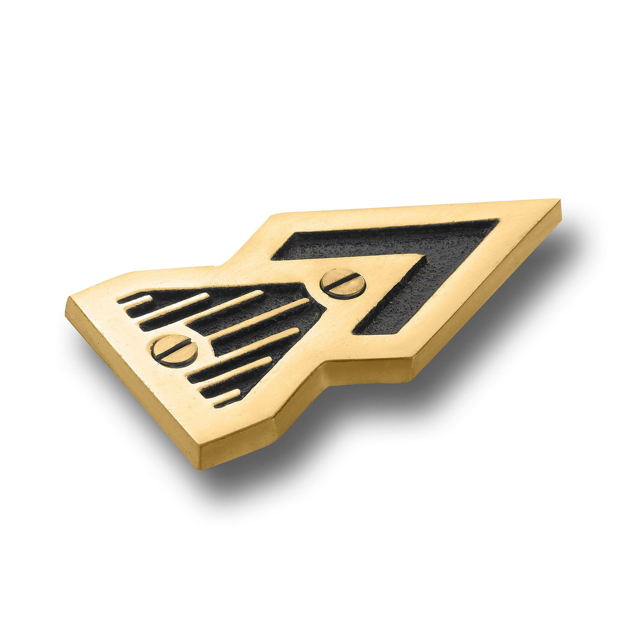 Art Deco Door Sign Arrow - The Metal Foundry