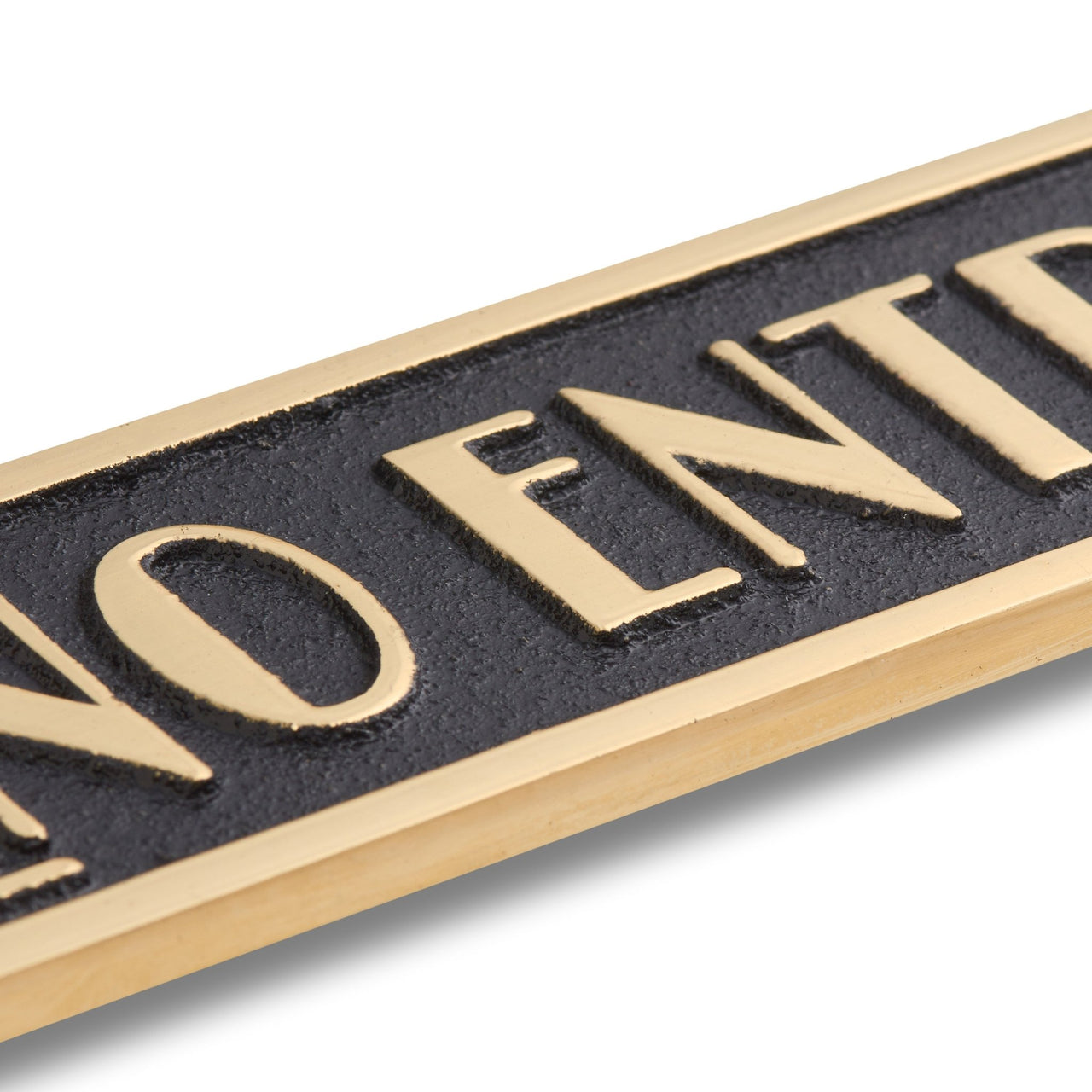 Art Deco 'No Entry' Sign - The Metal Foundry