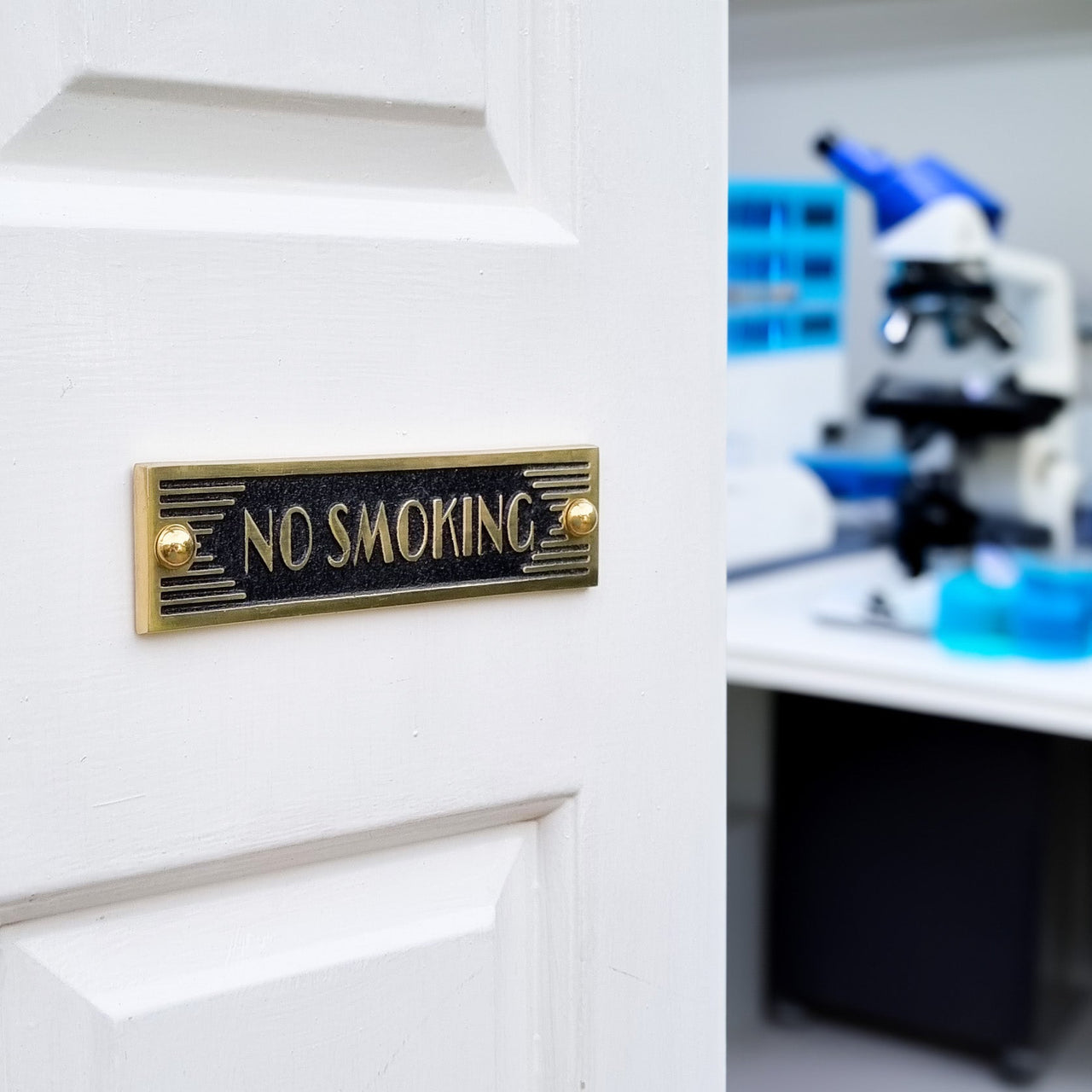Art Deco 'No Smoking' Sign - The Metal Foundry