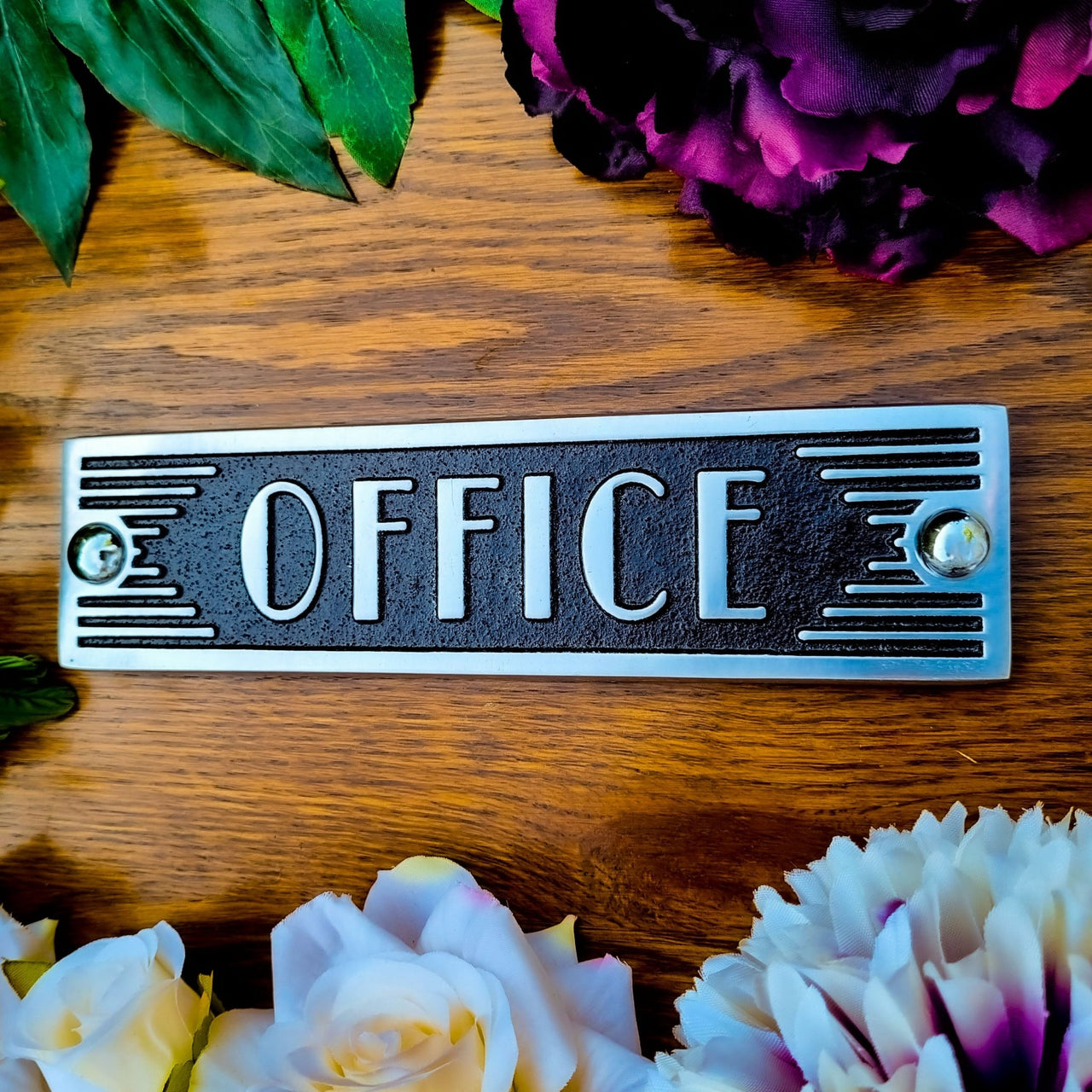 Art Deco 'Office' Sign - The Metal Foundry