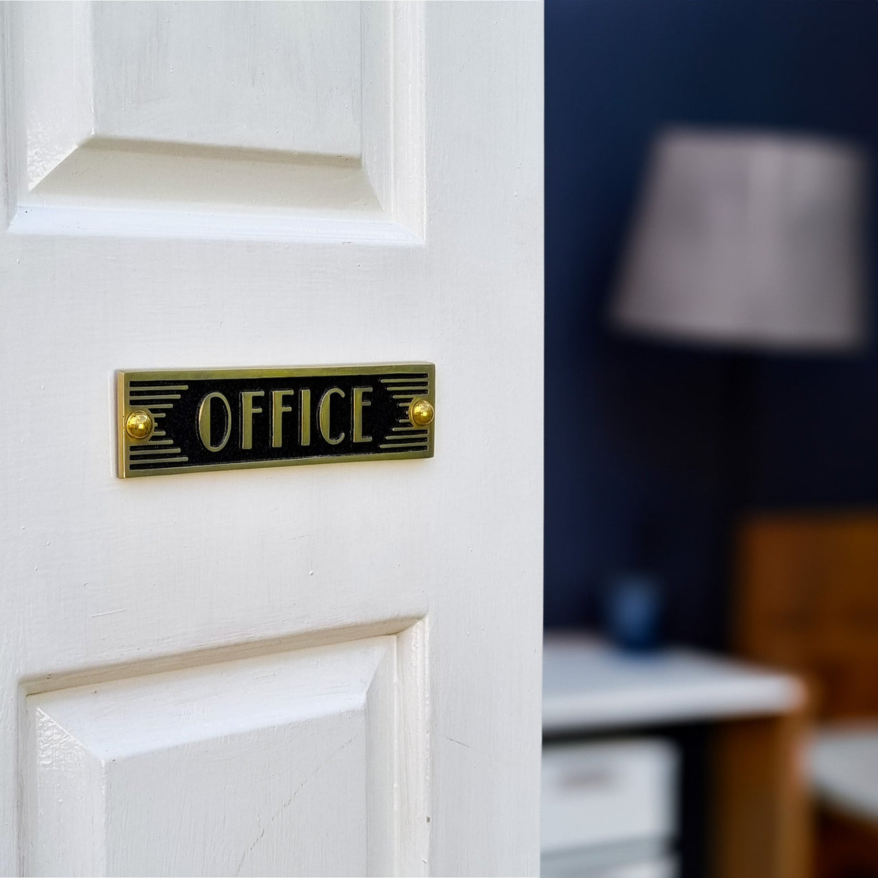 Art Deco 'Office' Sign - The Metal Foundry