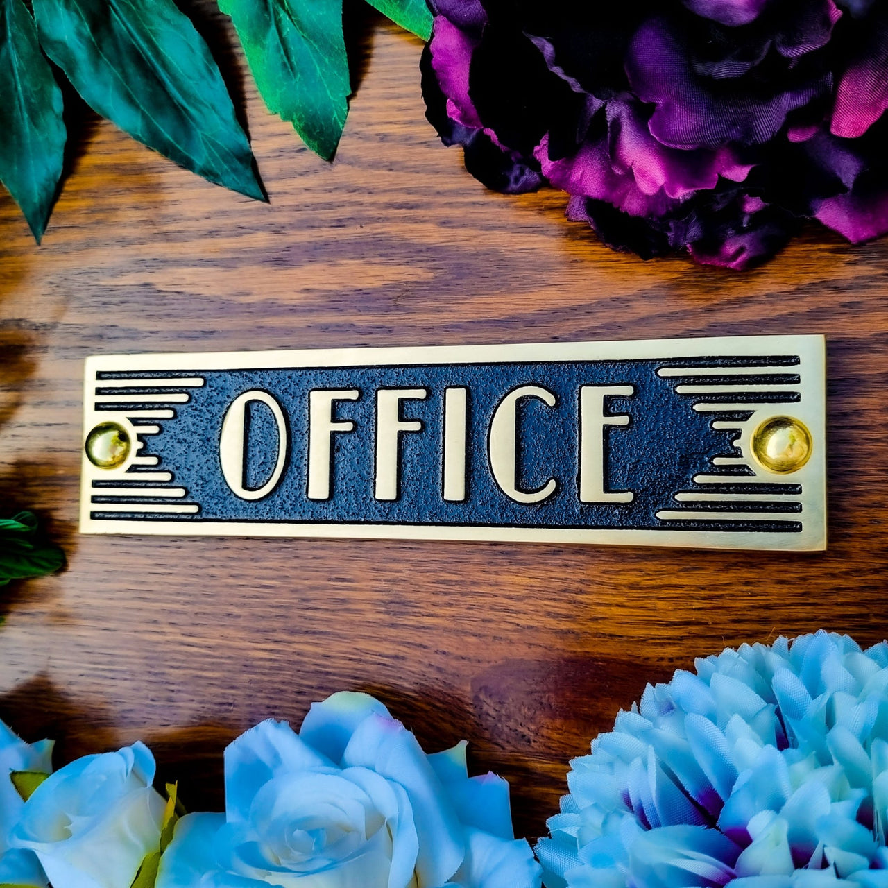 Art Deco 'Office' Sign - The Metal Foundry
