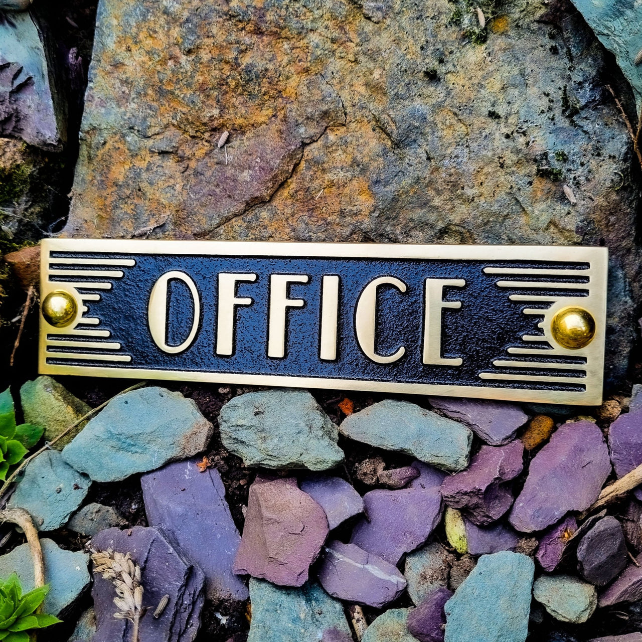 Art Deco 'Office' Sign - The Metal Foundry