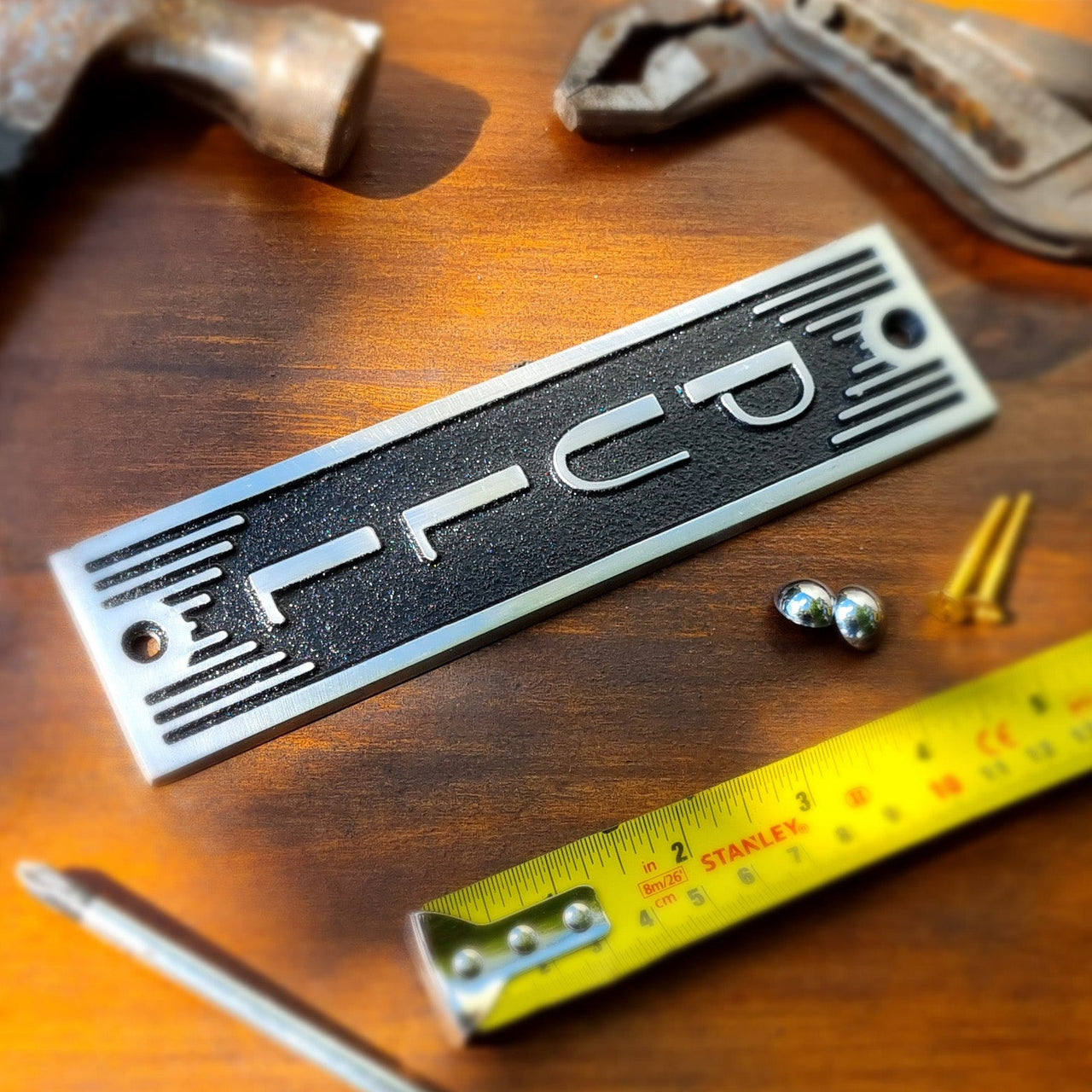 Art Deco 'Pull' Door Sign - The Metal Foundry