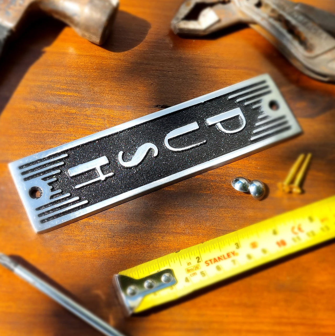 Art Deco 'Push' Door Sign - The Metal Foundry