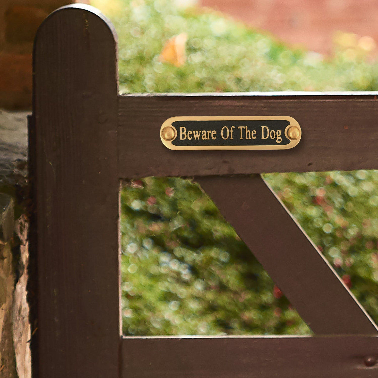 'Beware Of The Dog' Door Sign - The Metal Foundry