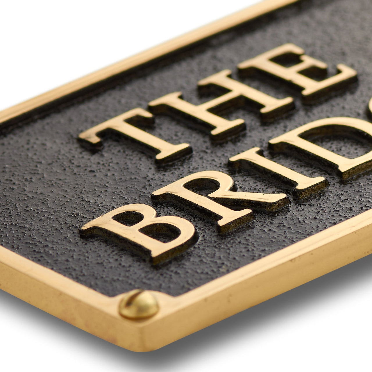 Custom Brass Plaque Sign 5