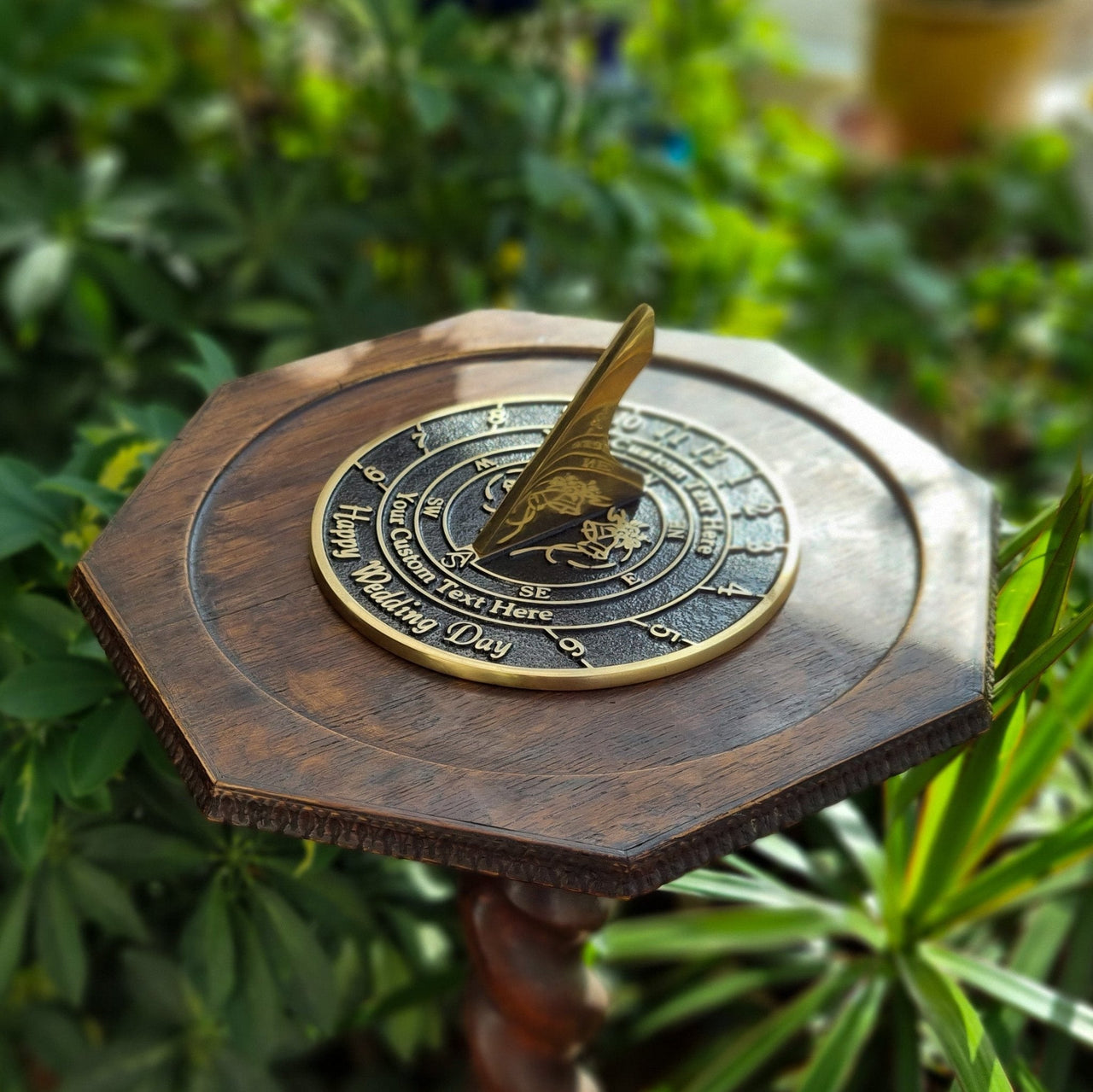 Custom Wedding Sundial - The Metal Foundry