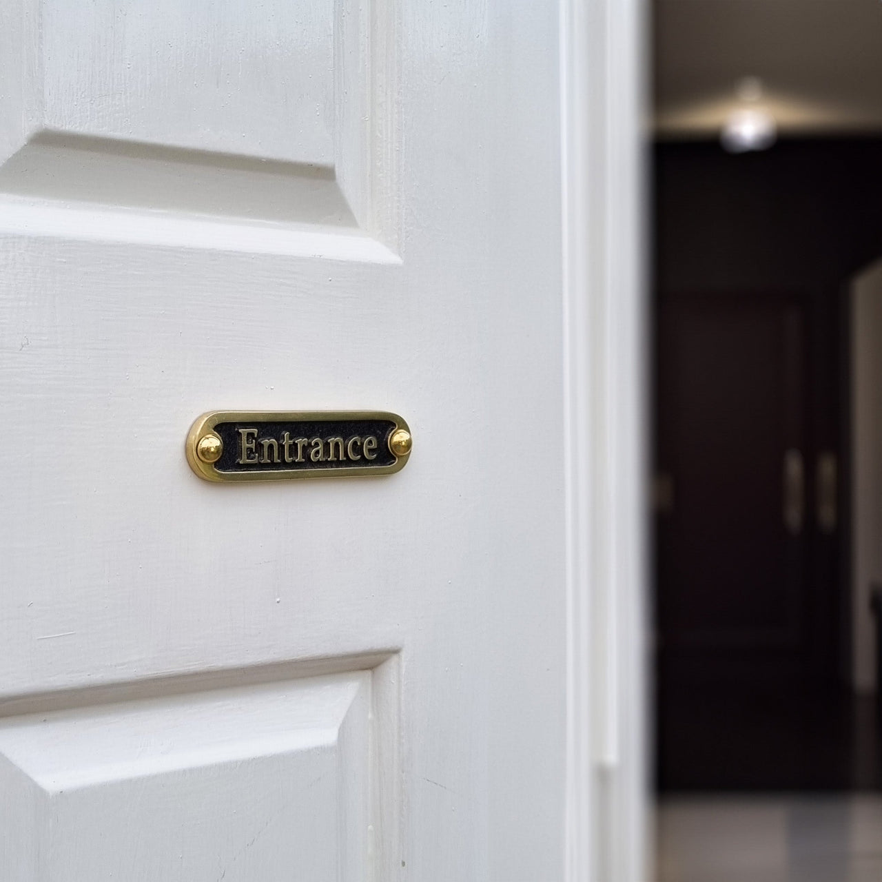 'Entrance' Door Sign - The Metal Foundry