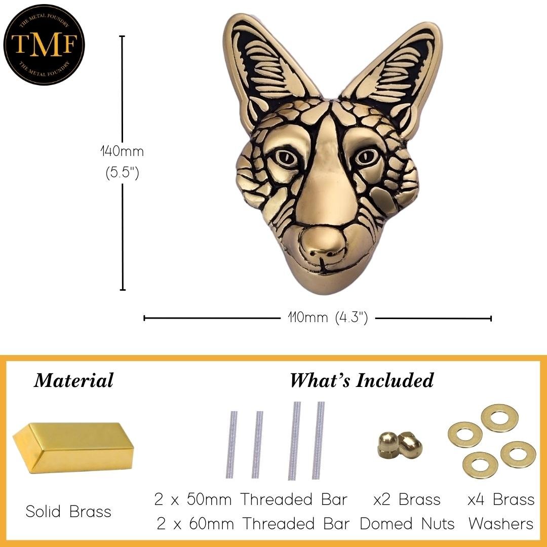 Fox Door Knocker - The Metal Foundry