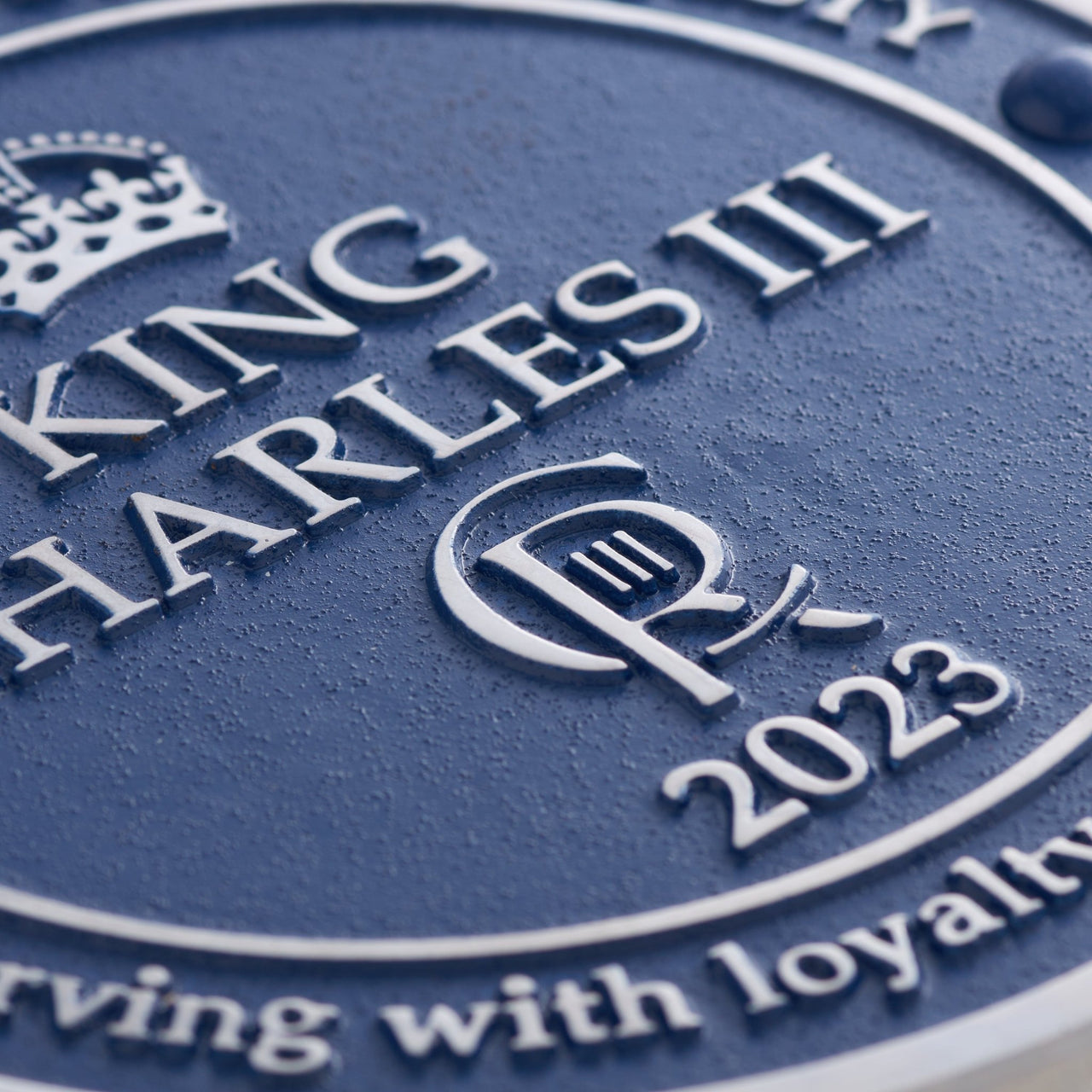 King Charles III Coronation Plaque - The Metal Foundry