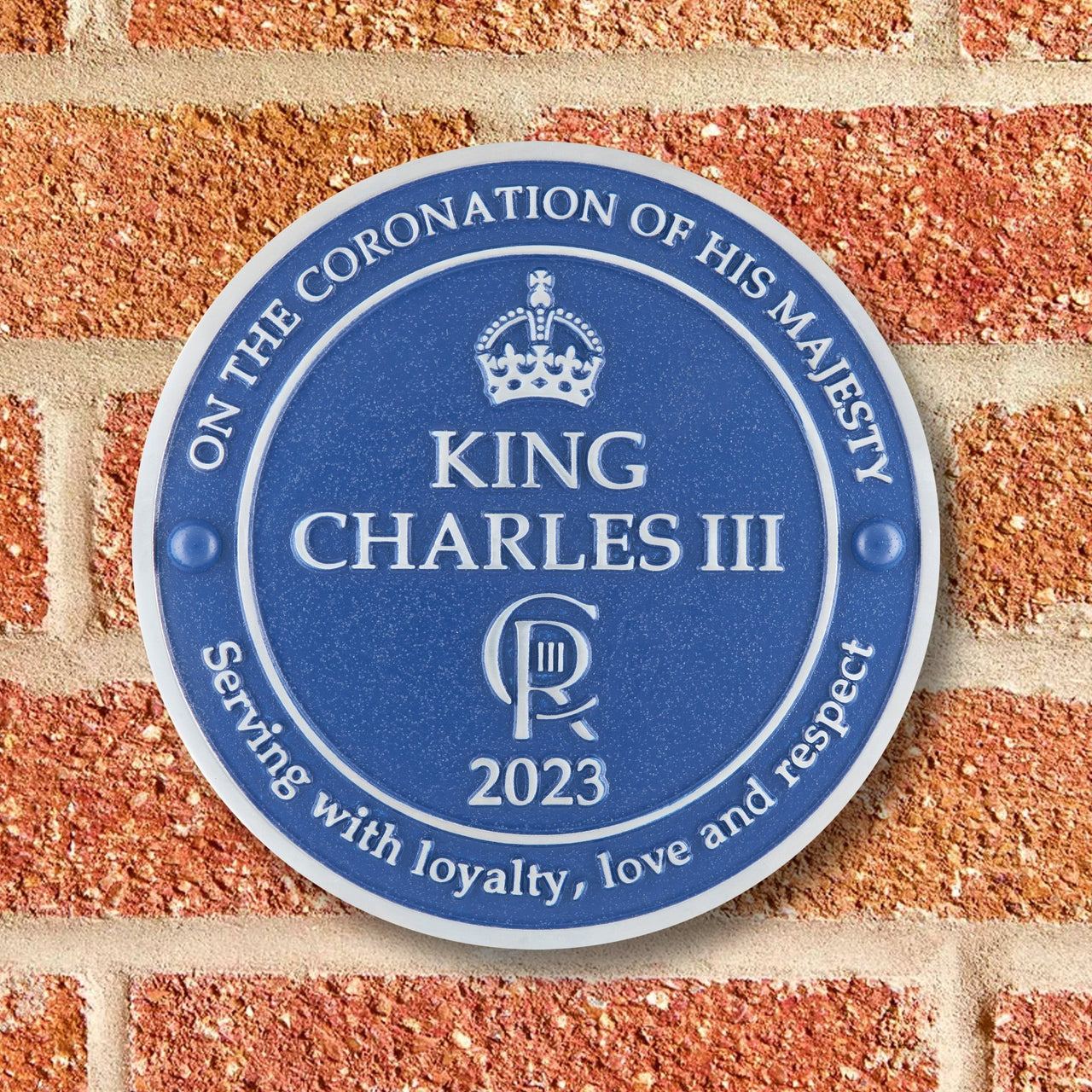 King Charles III Coronation Plaque - The Metal Foundry