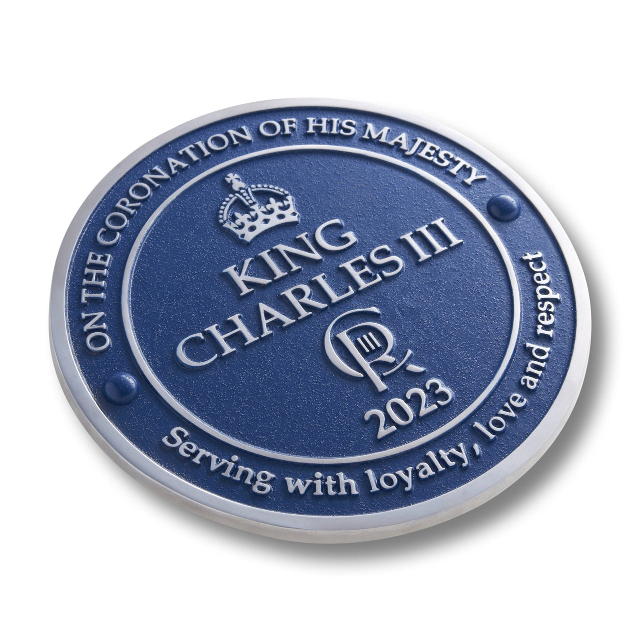 King Charles III Coronation Plaque - The Metal Foundry