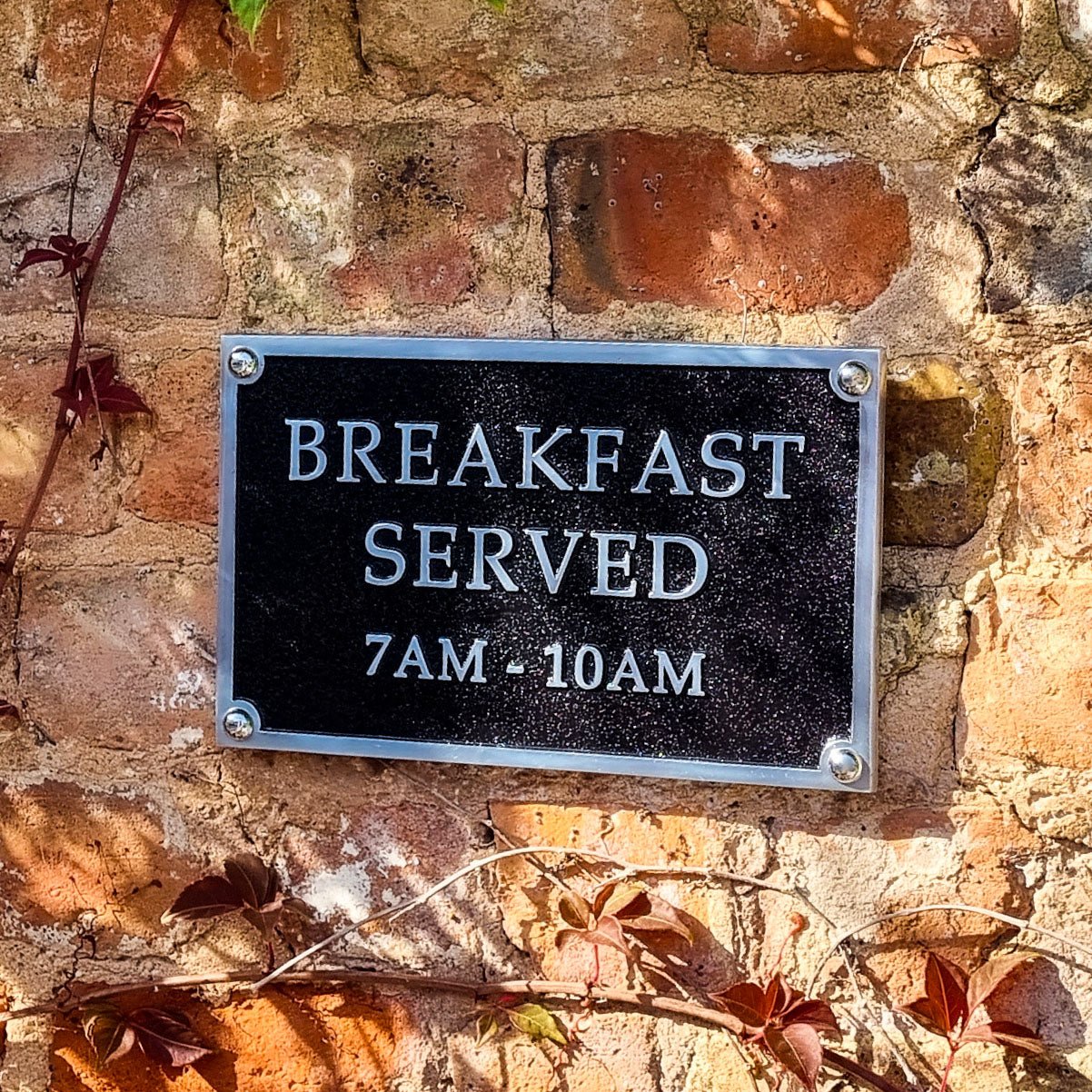 Large Custom Plaque Rectangular Sign 10