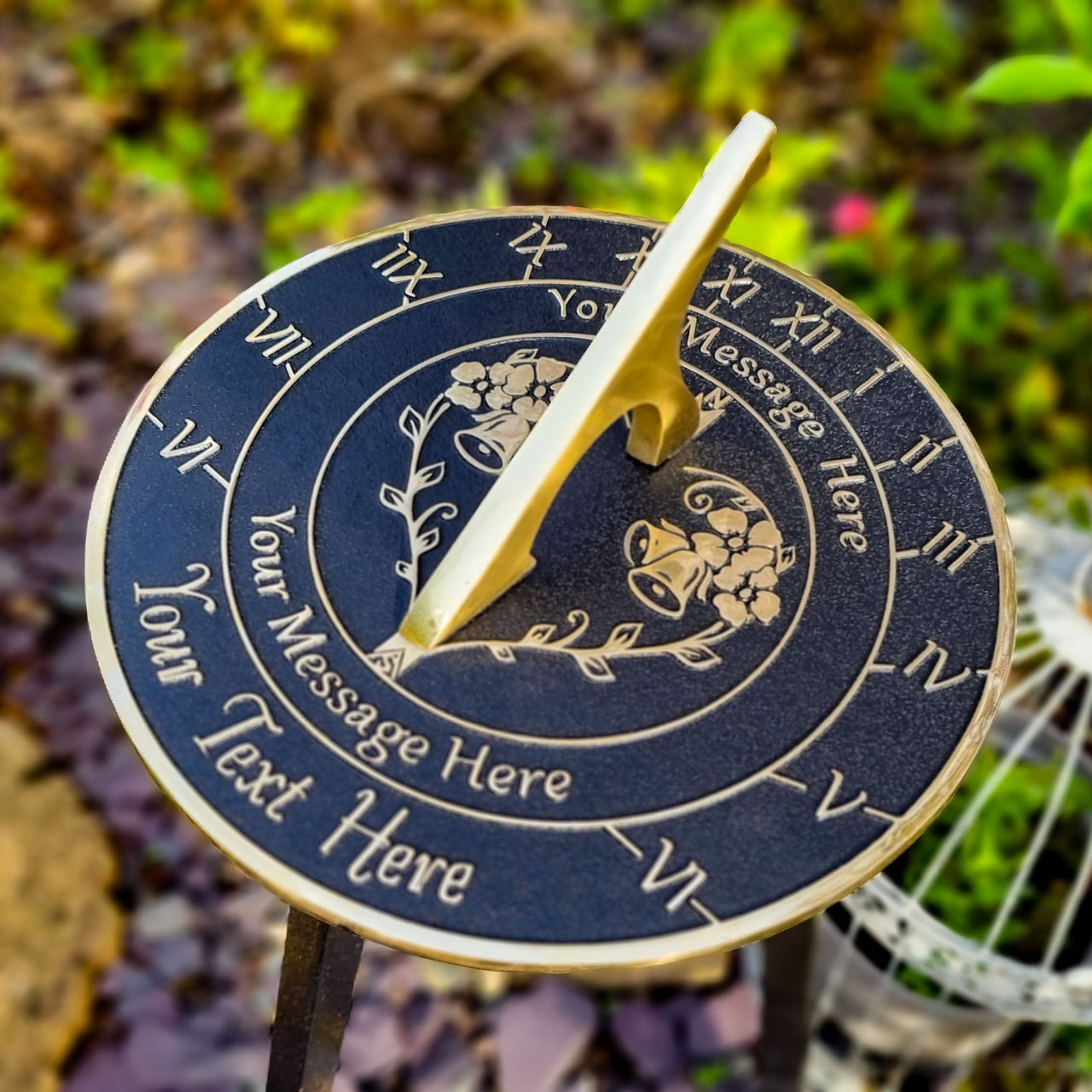 Large Custom Wedding Sundial - The Metal Foundry