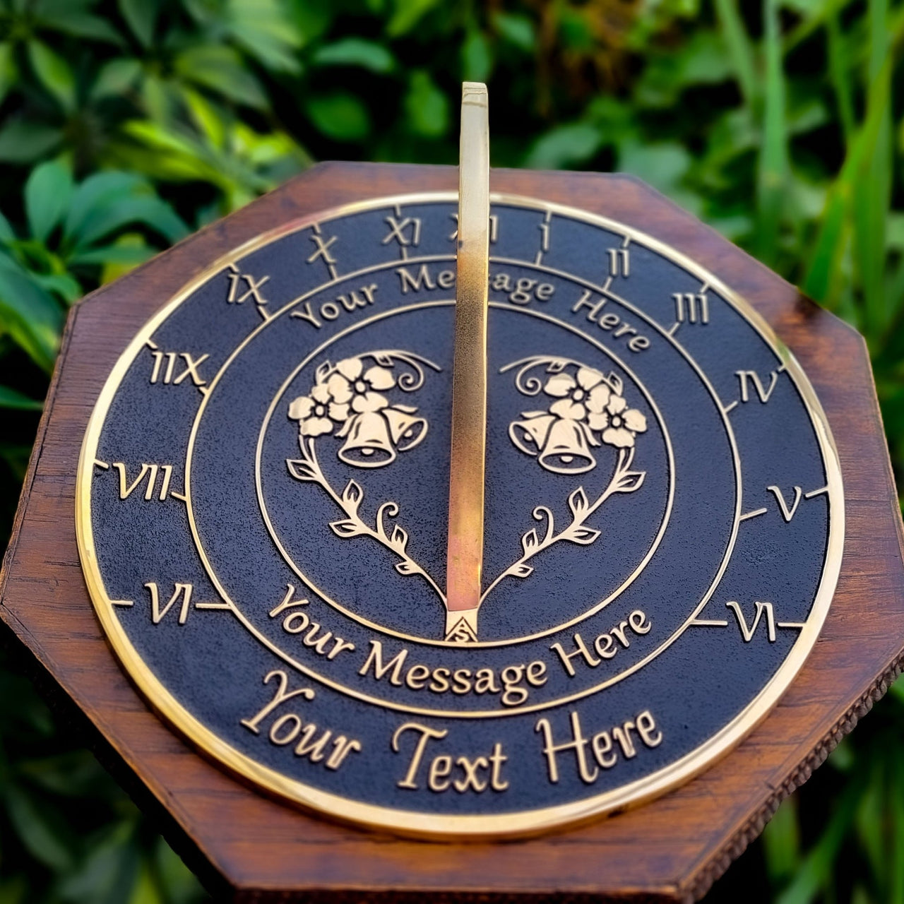 Large Custom Wedding Sundial - The Metal Foundry