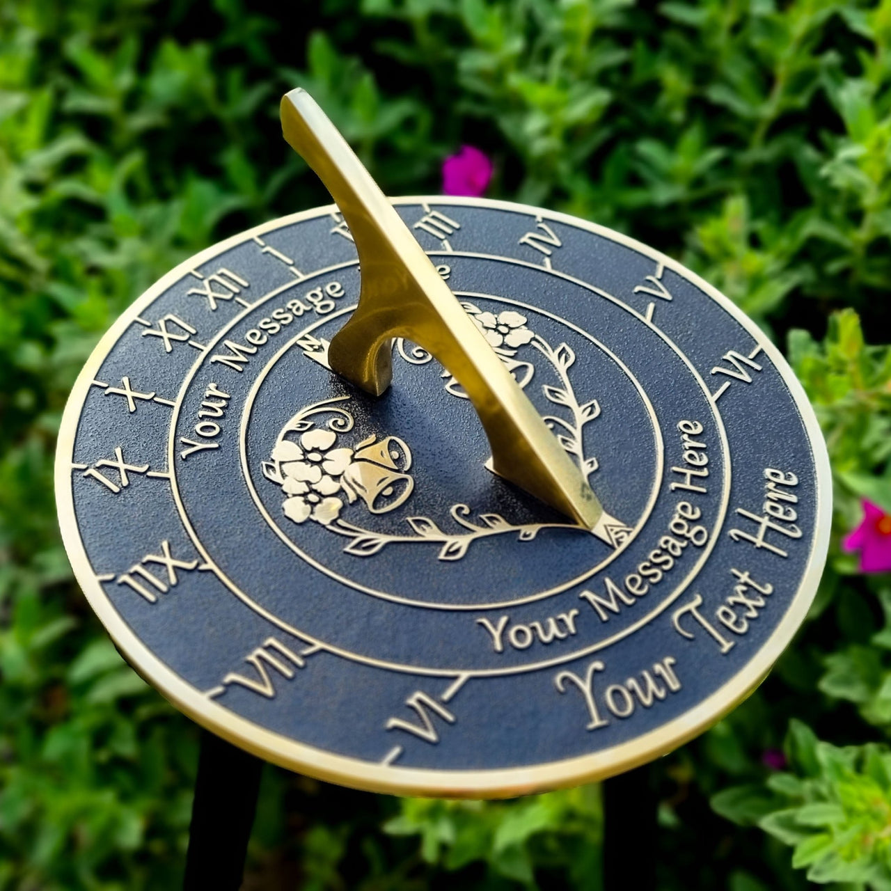 Large Custom Wedding Sundial - The Metal Foundry