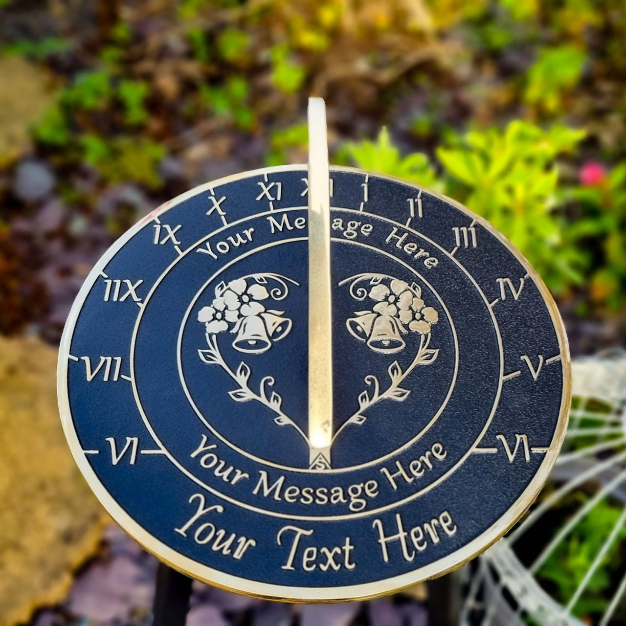 Large Custom Wedding Sundial - The Metal Foundry